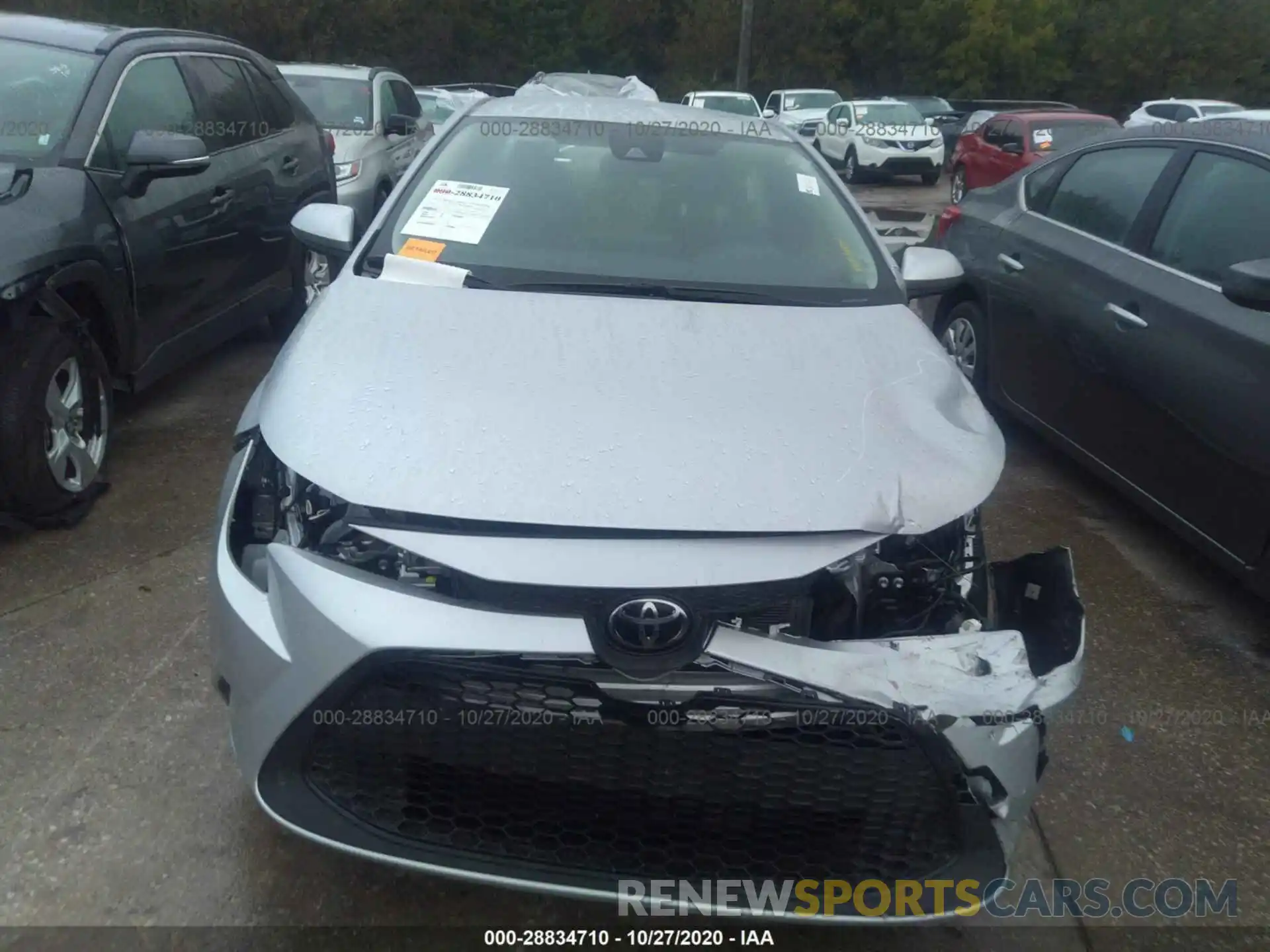 6 Photograph of a damaged car JTDEPRAE6LJ094741 TOYOTA COROLLA 2020