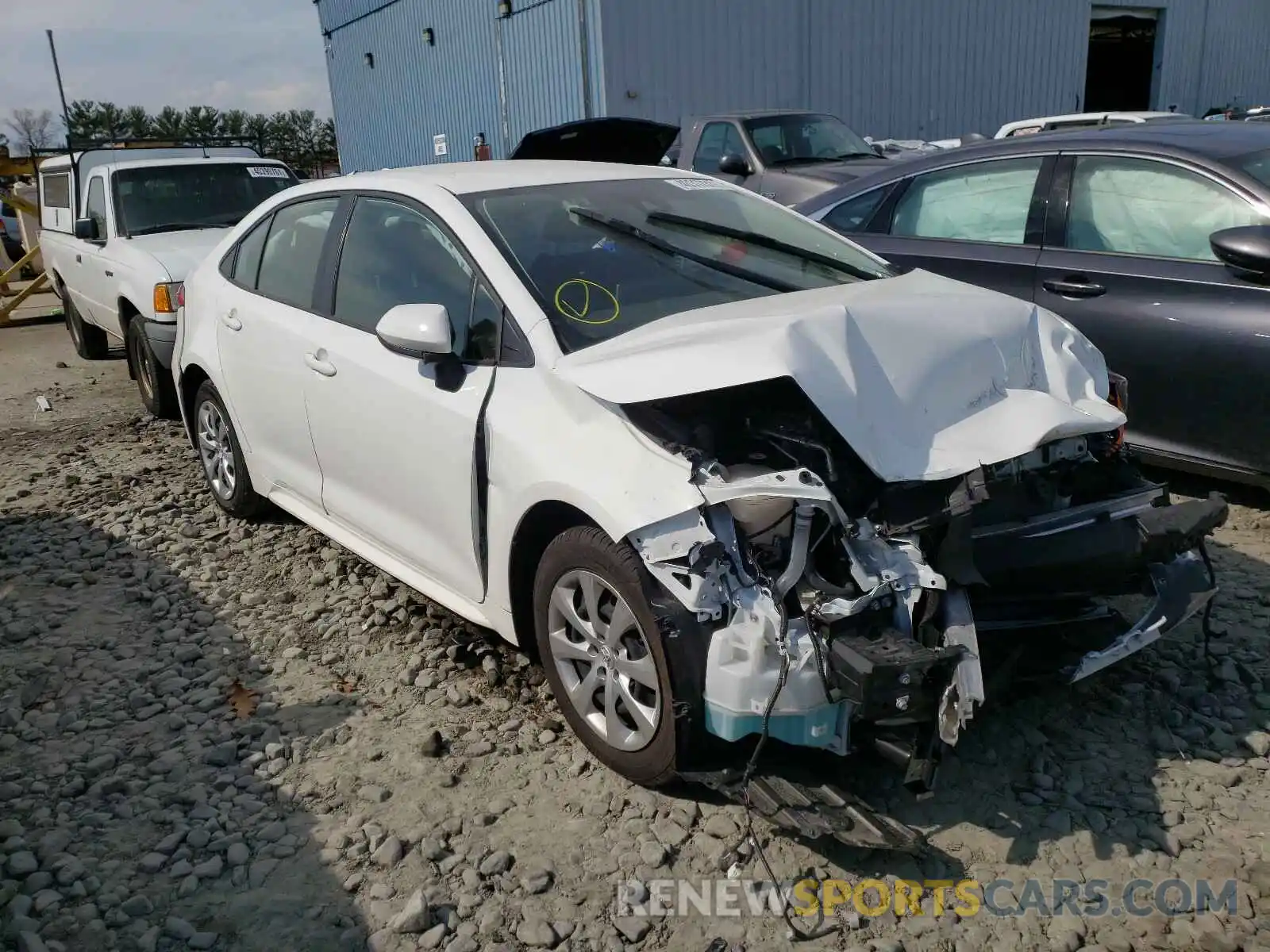 1 Photograph of a damaged car JTDEPRAE6LJ095968 TOYOTA COROLLA 2020