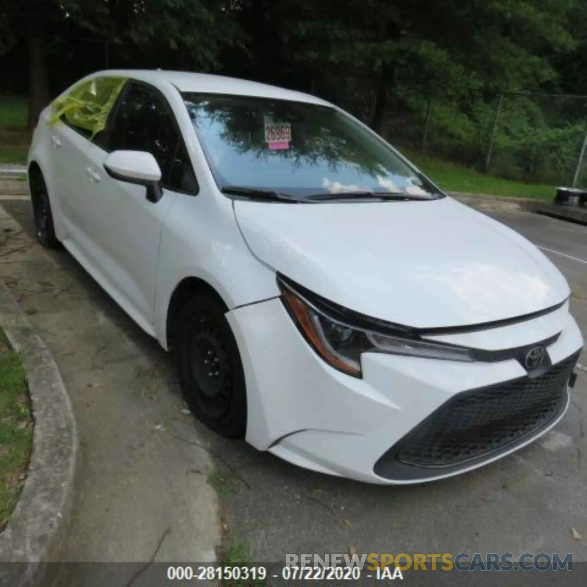 6 Photograph of a damaged car JTDEPRAE6LJ096084 TOYOTA COROLLA 2020