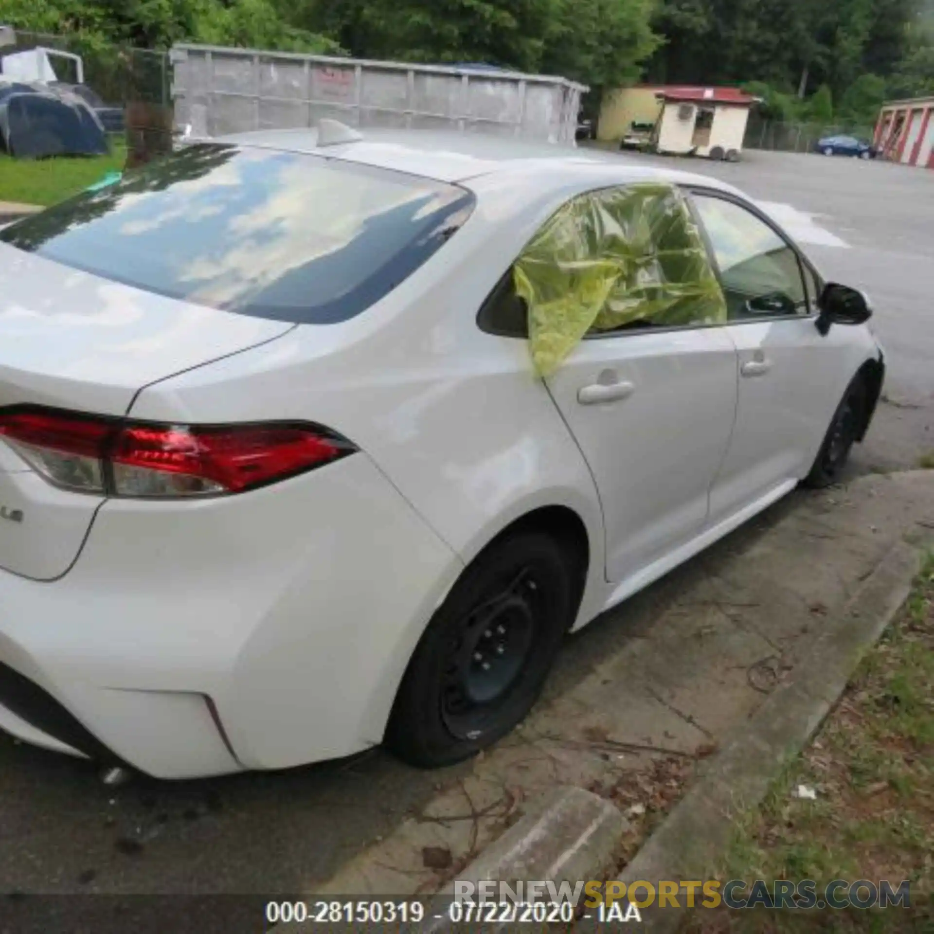 7 Photograph of a damaged car JTDEPRAE6LJ096084 TOYOTA COROLLA 2020