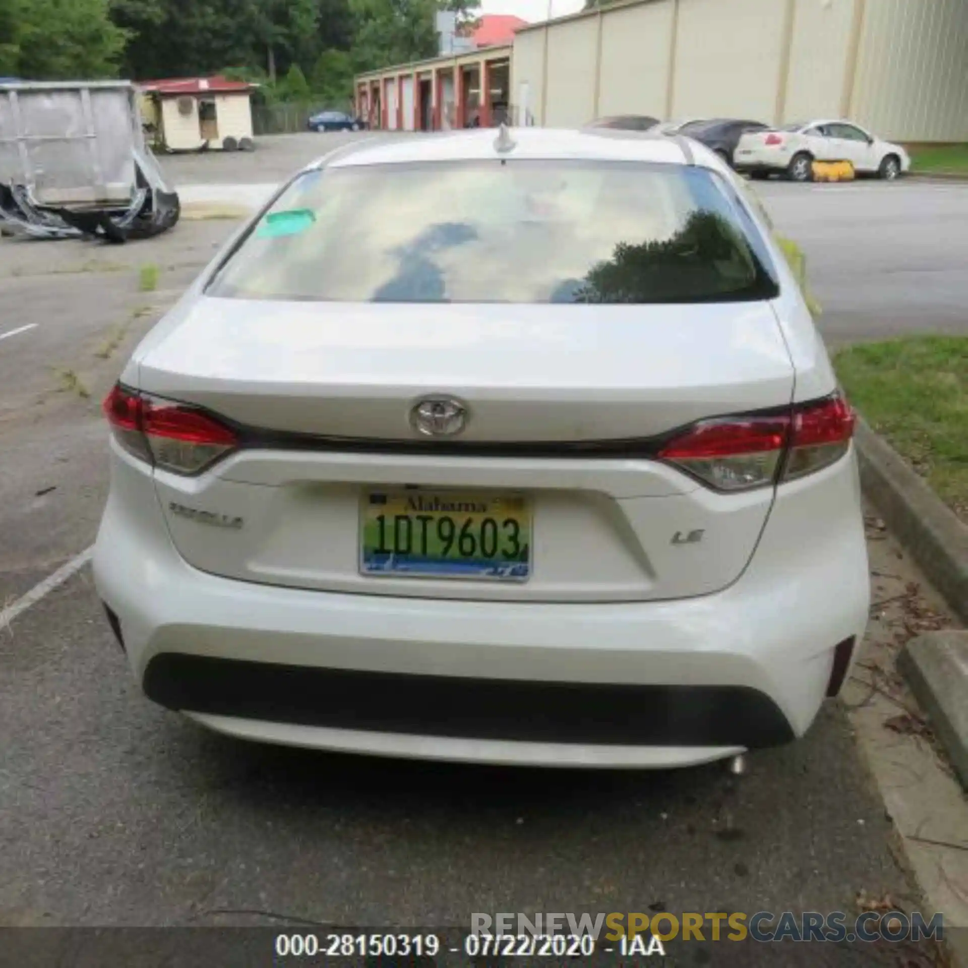 8 Photograph of a damaged car JTDEPRAE6LJ096084 TOYOTA COROLLA 2020