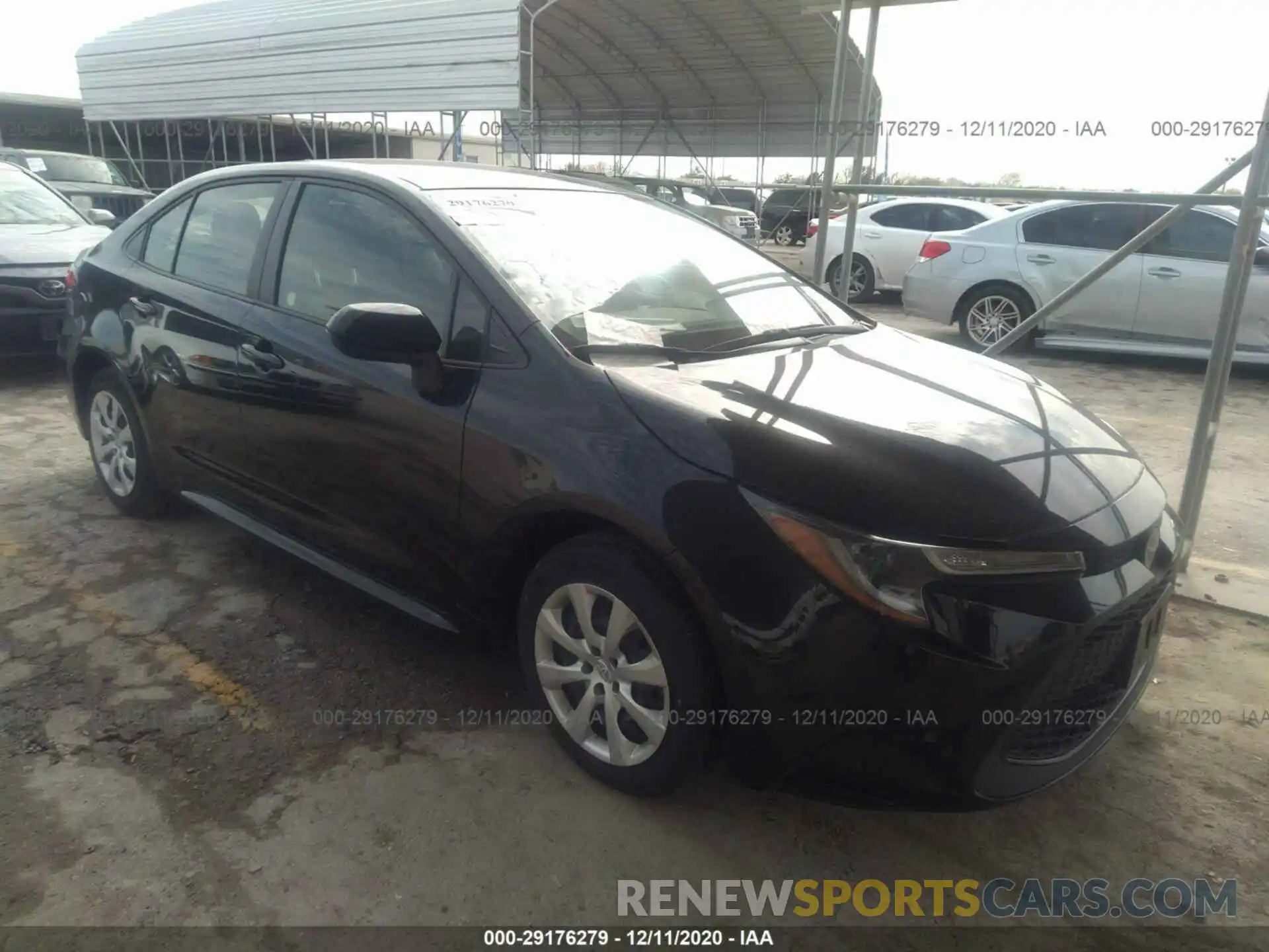 1 Photograph of a damaged car JTDEPRAE6LJ096246 TOYOTA COROLLA 2020