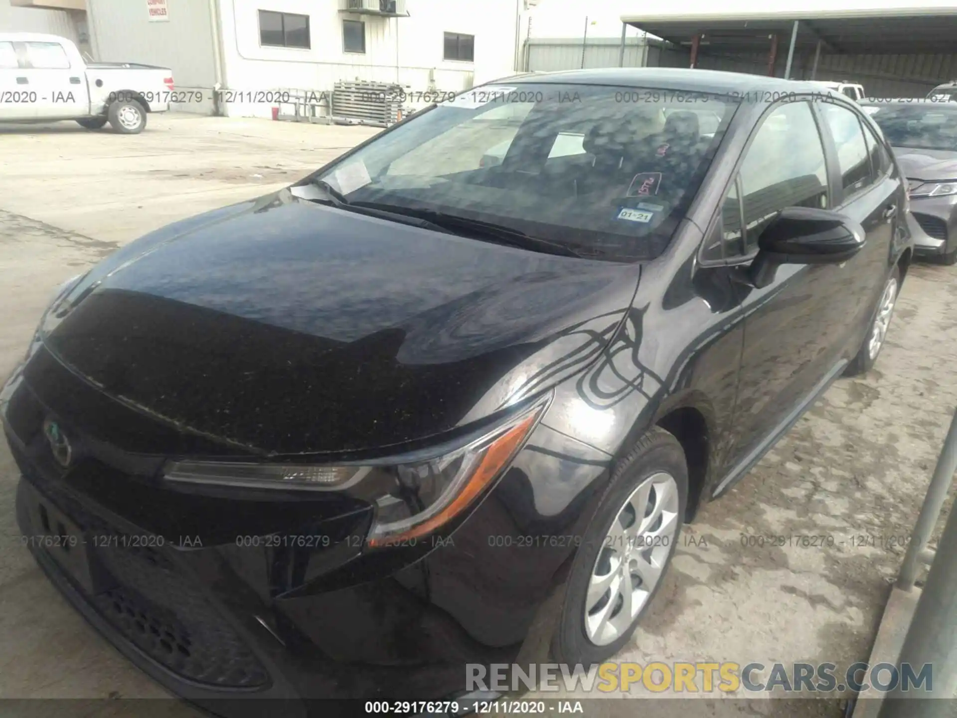 2 Photograph of a damaged car JTDEPRAE6LJ096246 TOYOTA COROLLA 2020