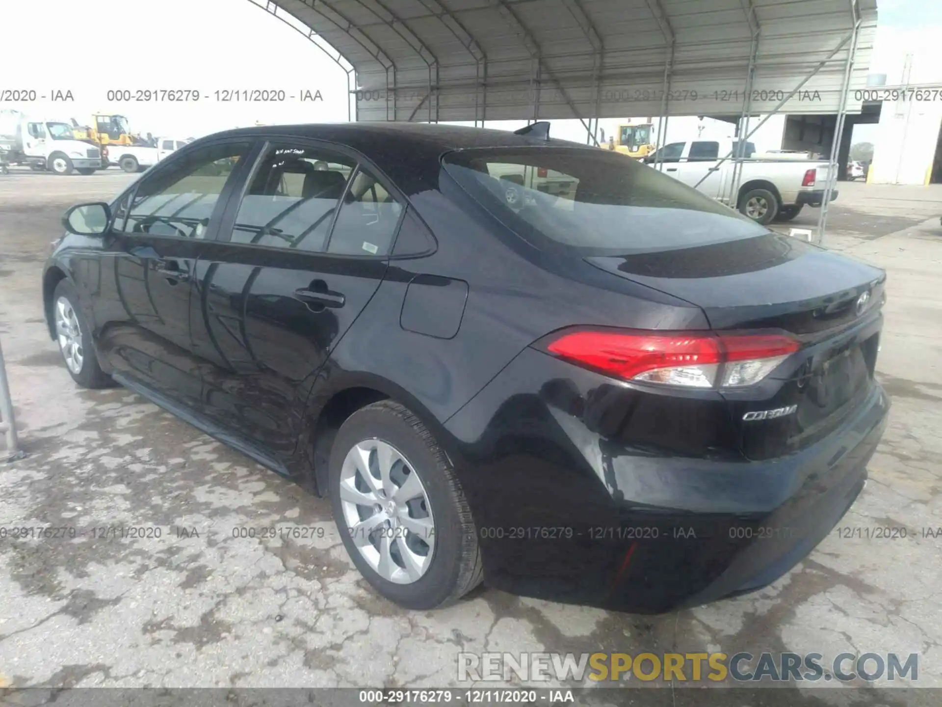 3 Photograph of a damaged car JTDEPRAE6LJ096246 TOYOTA COROLLA 2020