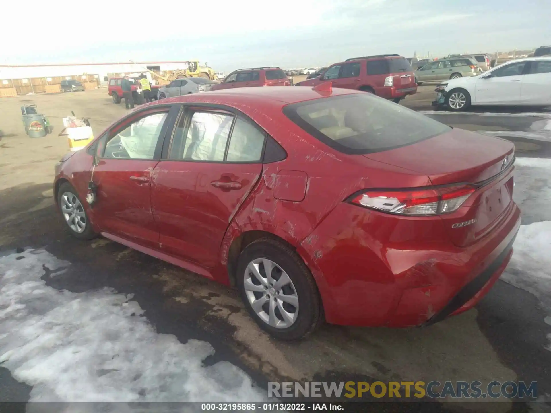 3 Photograph of a damaged car JTDEPRAE6LJ096280 TOYOTA COROLLA 2020