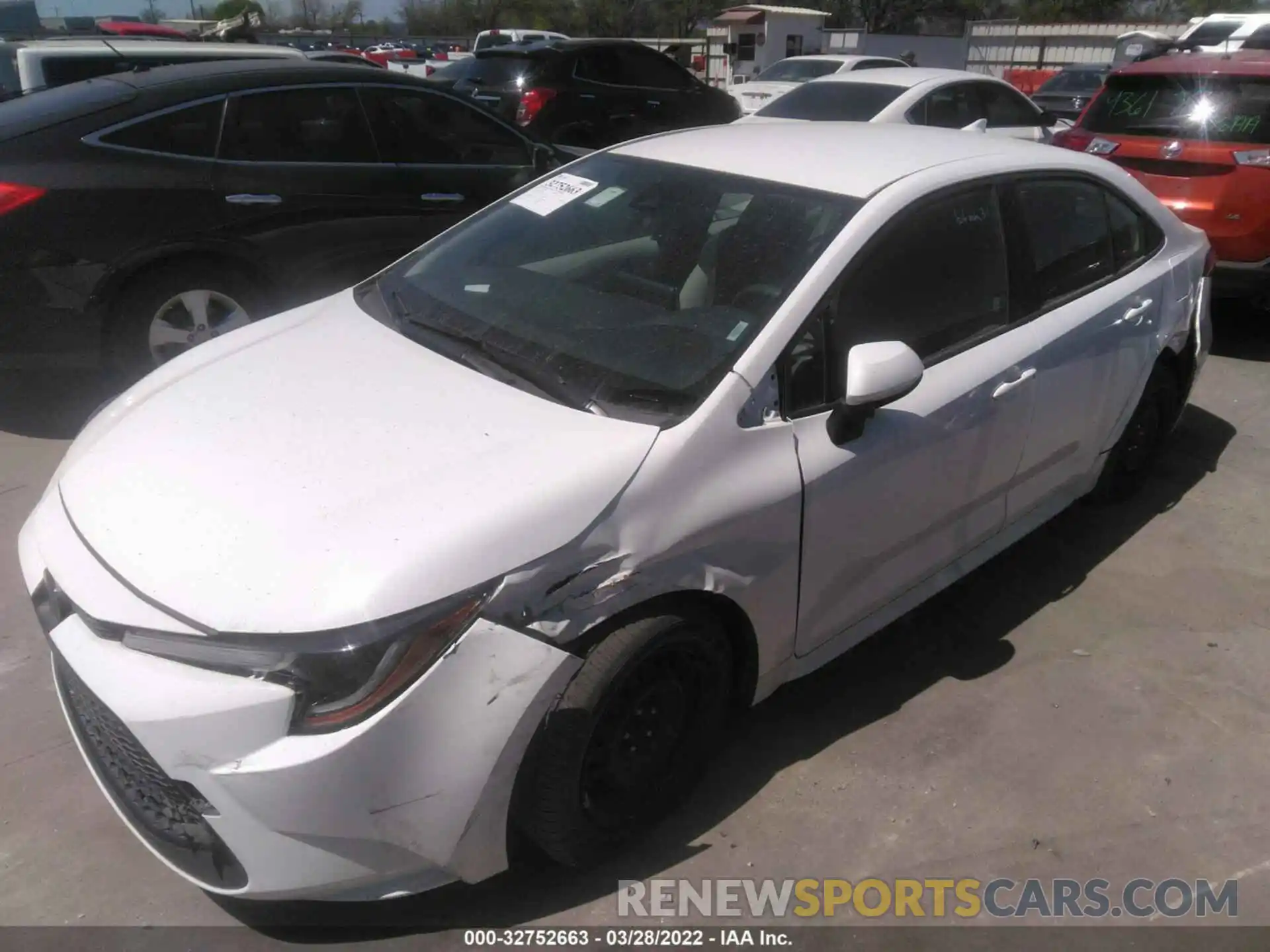 6 Photograph of a damaged car JTDEPRAE6LJ096344 TOYOTA COROLLA 2020