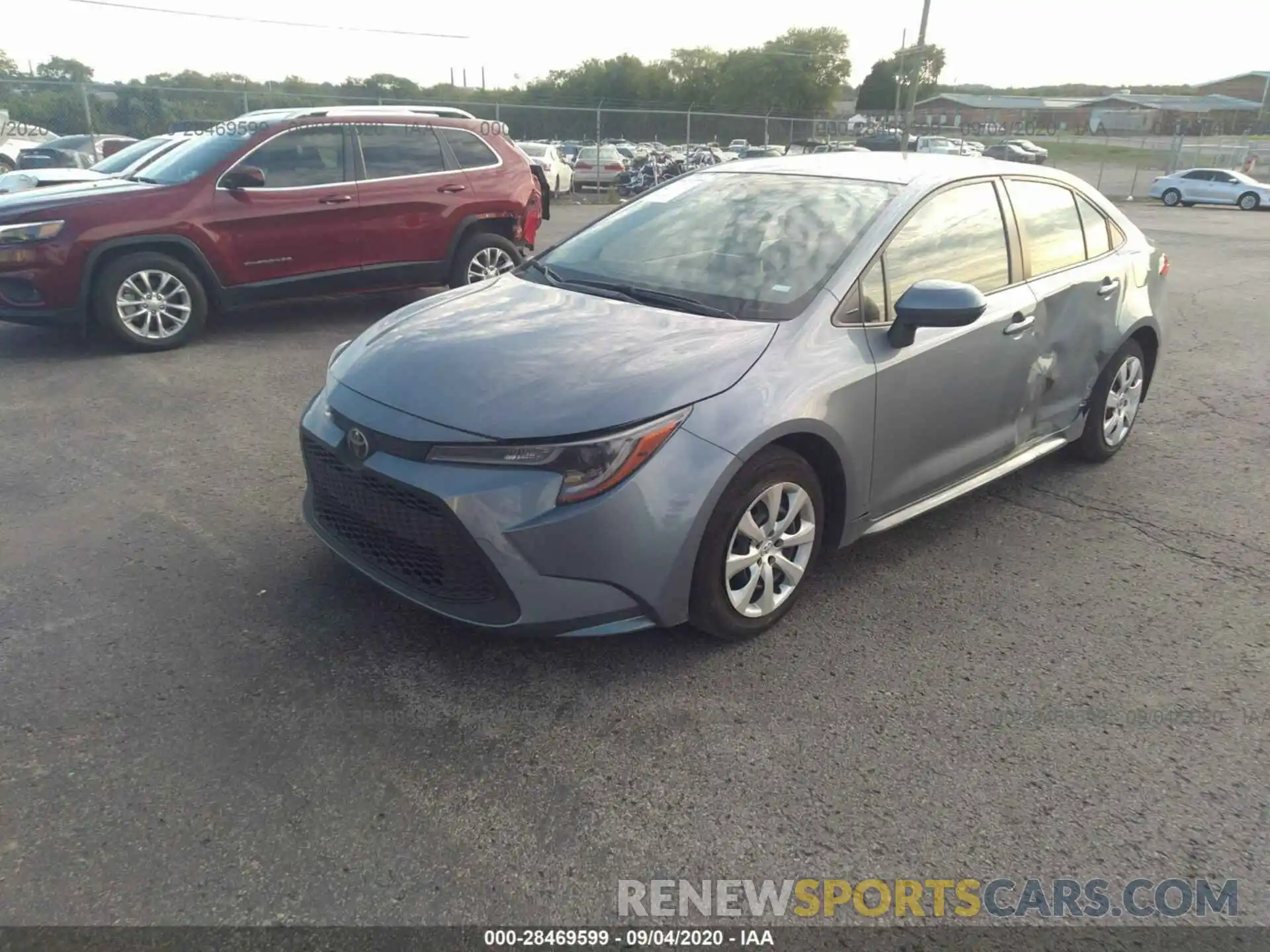 2 Photograph of a damaged car JTDEPRAE6LJ096506 TOYOTA COROLLA 2020