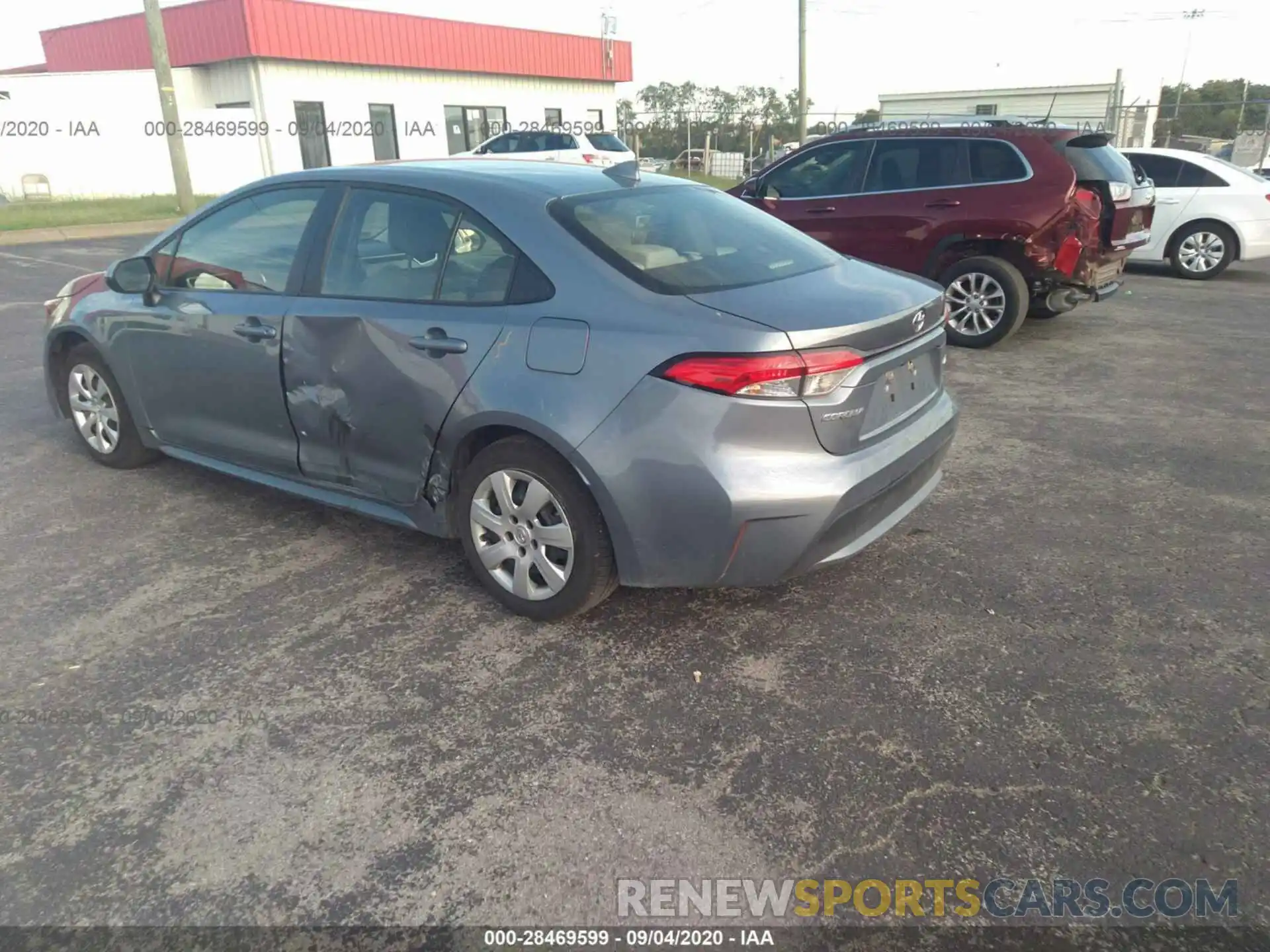 3 Photograph of a damaged car JTDEPRAE6LJ096506 TOYOTA COROLLA 2020