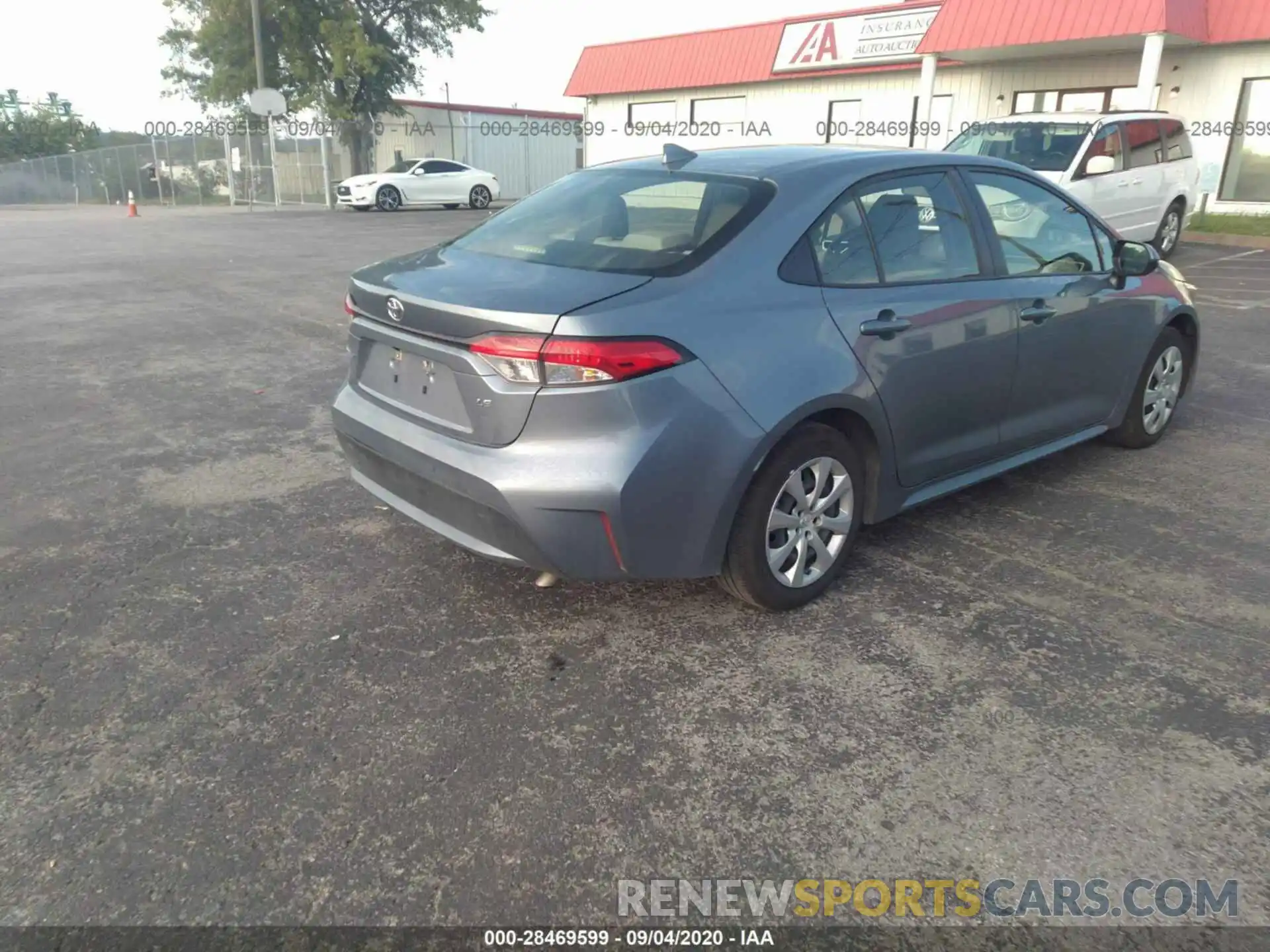 4 Photograph of a damaged car JTDEPRAE6LJ096506 TOYOTA COROLLA 2020