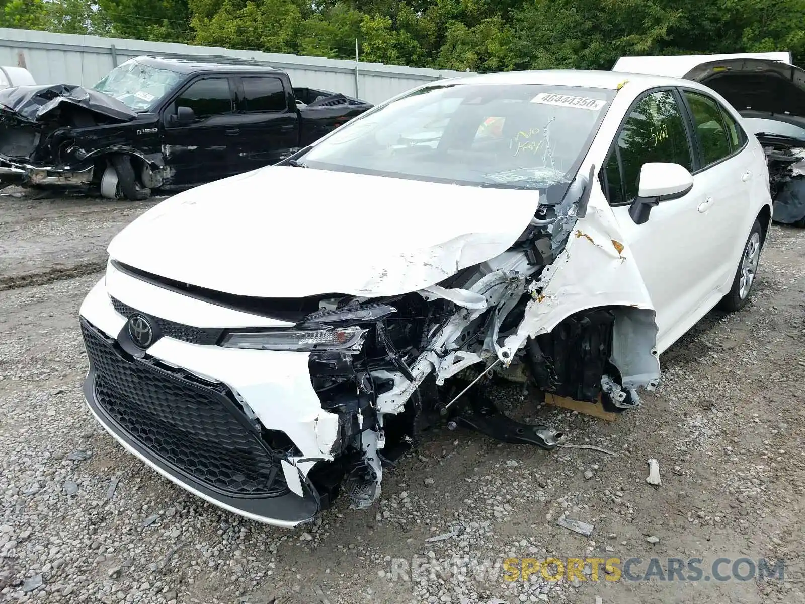 2 Photograph of a damaged car JTDEPRAE6LJ096585 TOYOTA COROLLA 2020