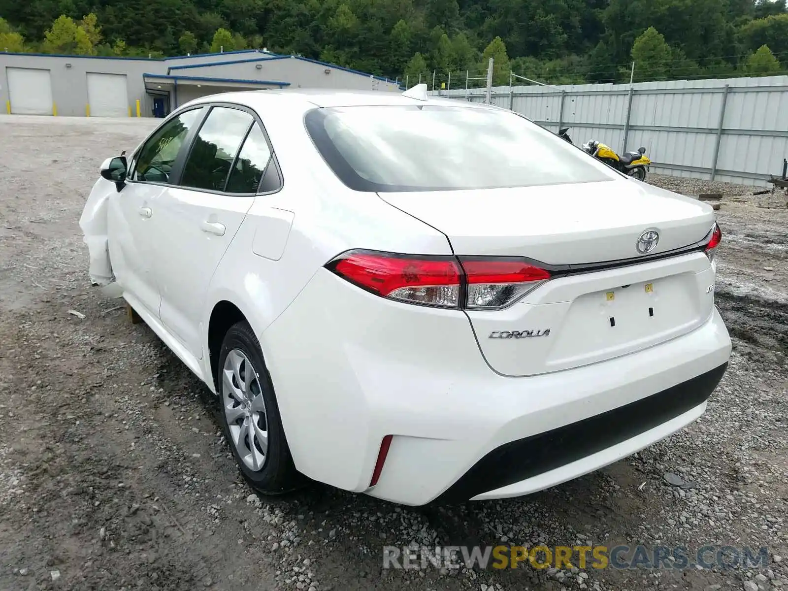 3 Photograph of a damaged car JTDEPRAE6LJ096585 TOYOTA COROLLA 2020