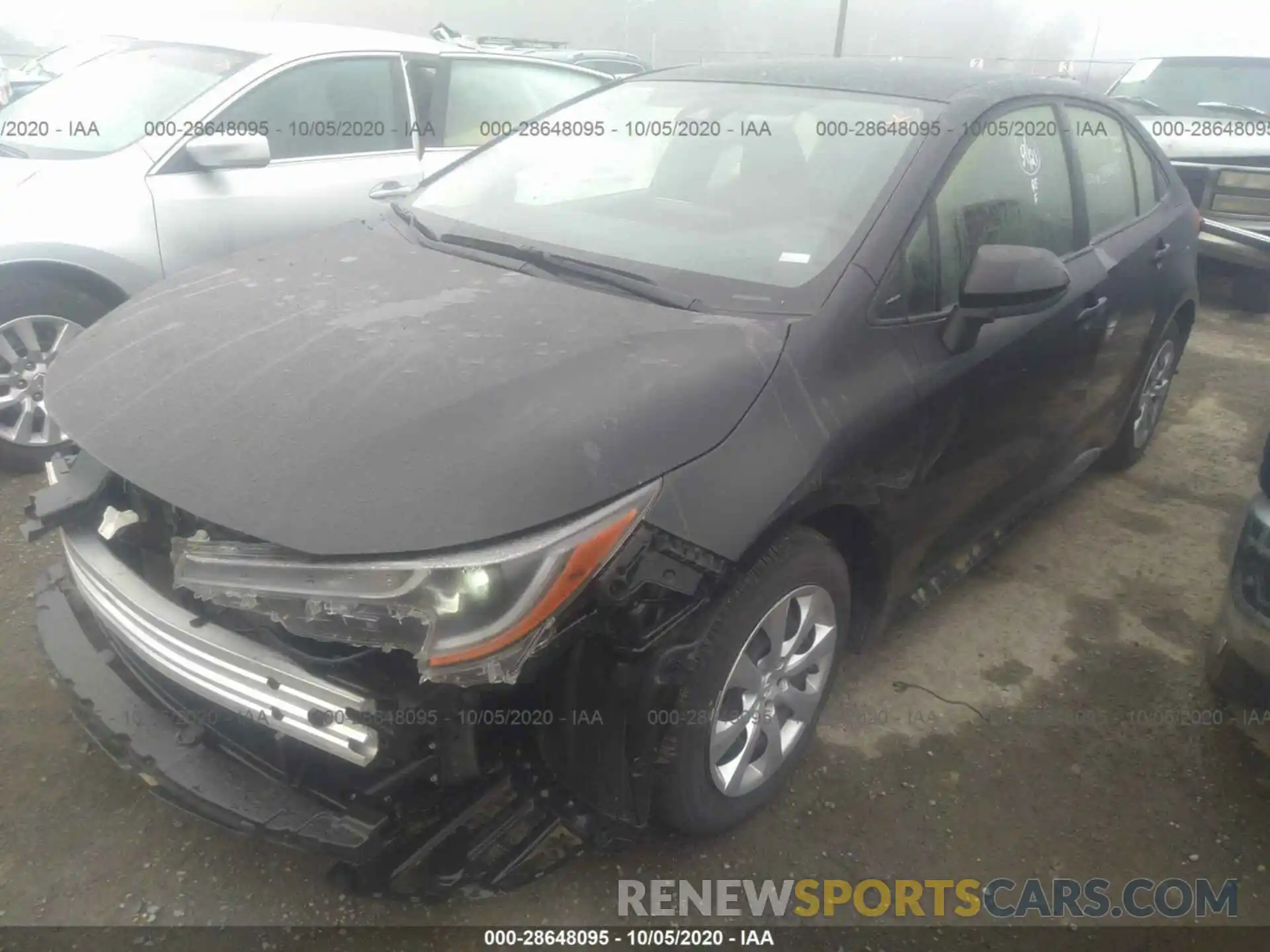 2 Photograph of a damaged car JTDEPRAE6LJ096697 TOYOTA COROLLA 2020