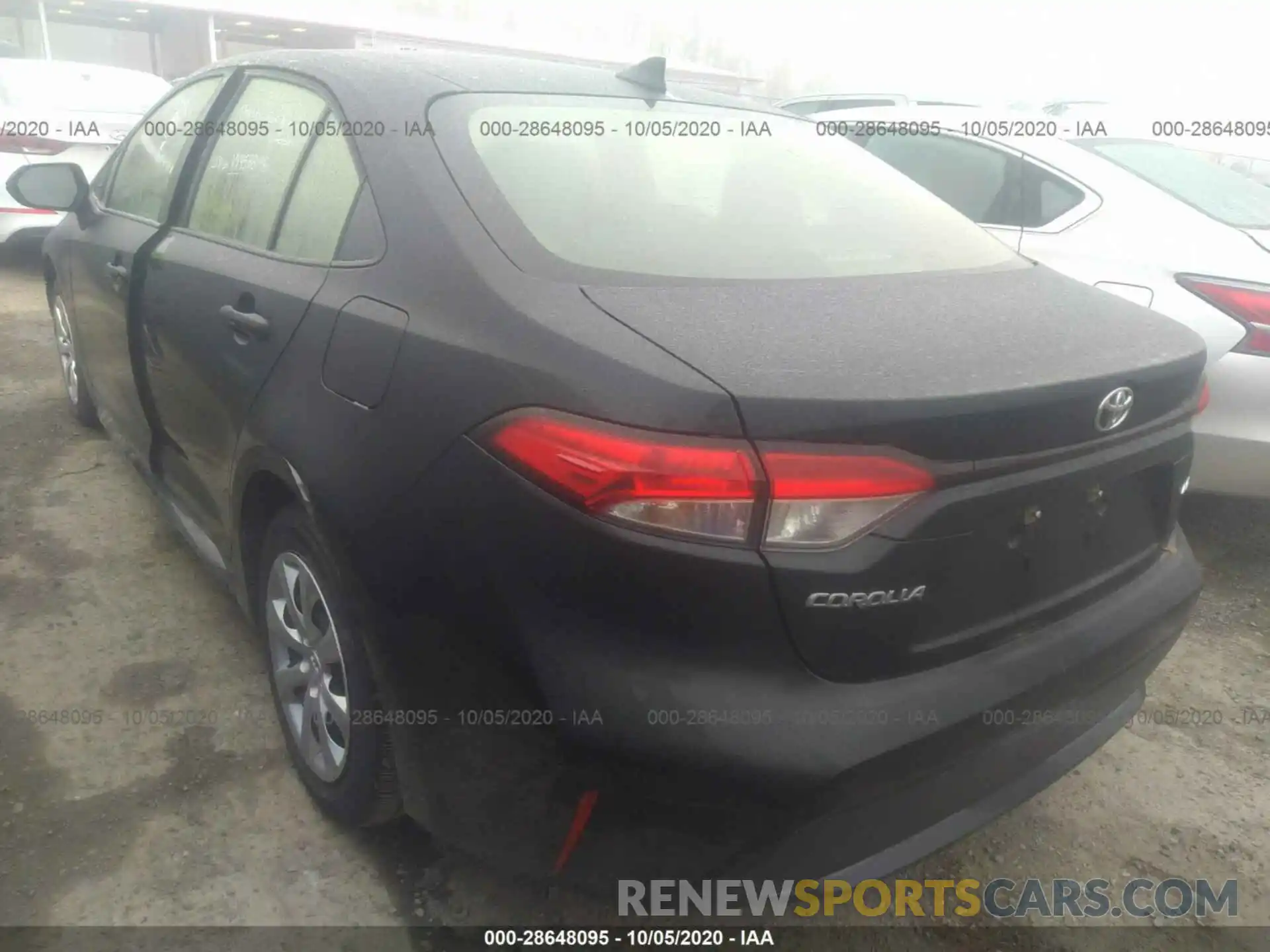 3 Photograph of a damaged car JTDEPRAE6LJ096697 TOYOTA COROLLA 2020