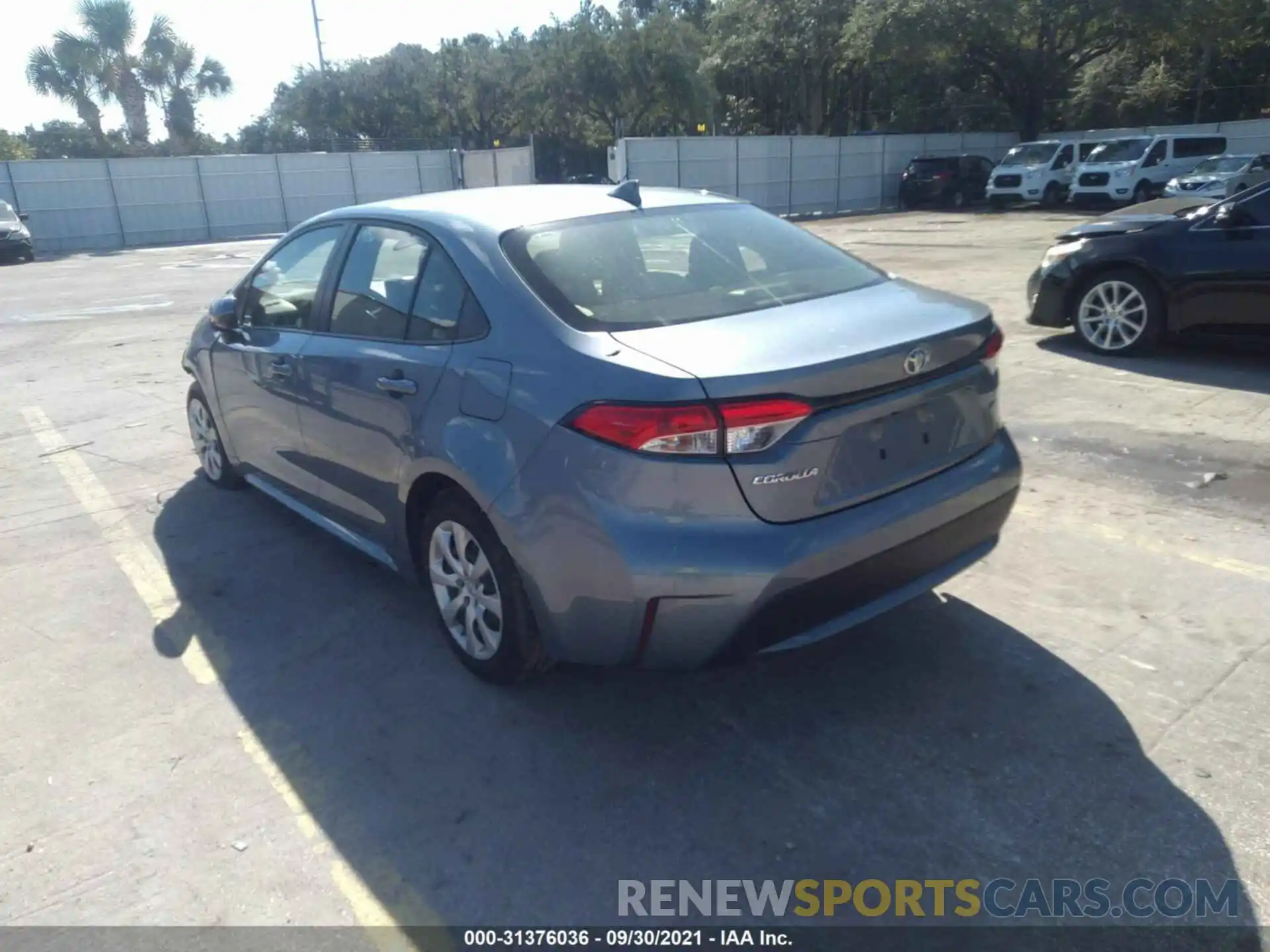 3 Photograph of a damaged car JTDEPRAE6LJ096943 TOYOTA COROLLA 2020