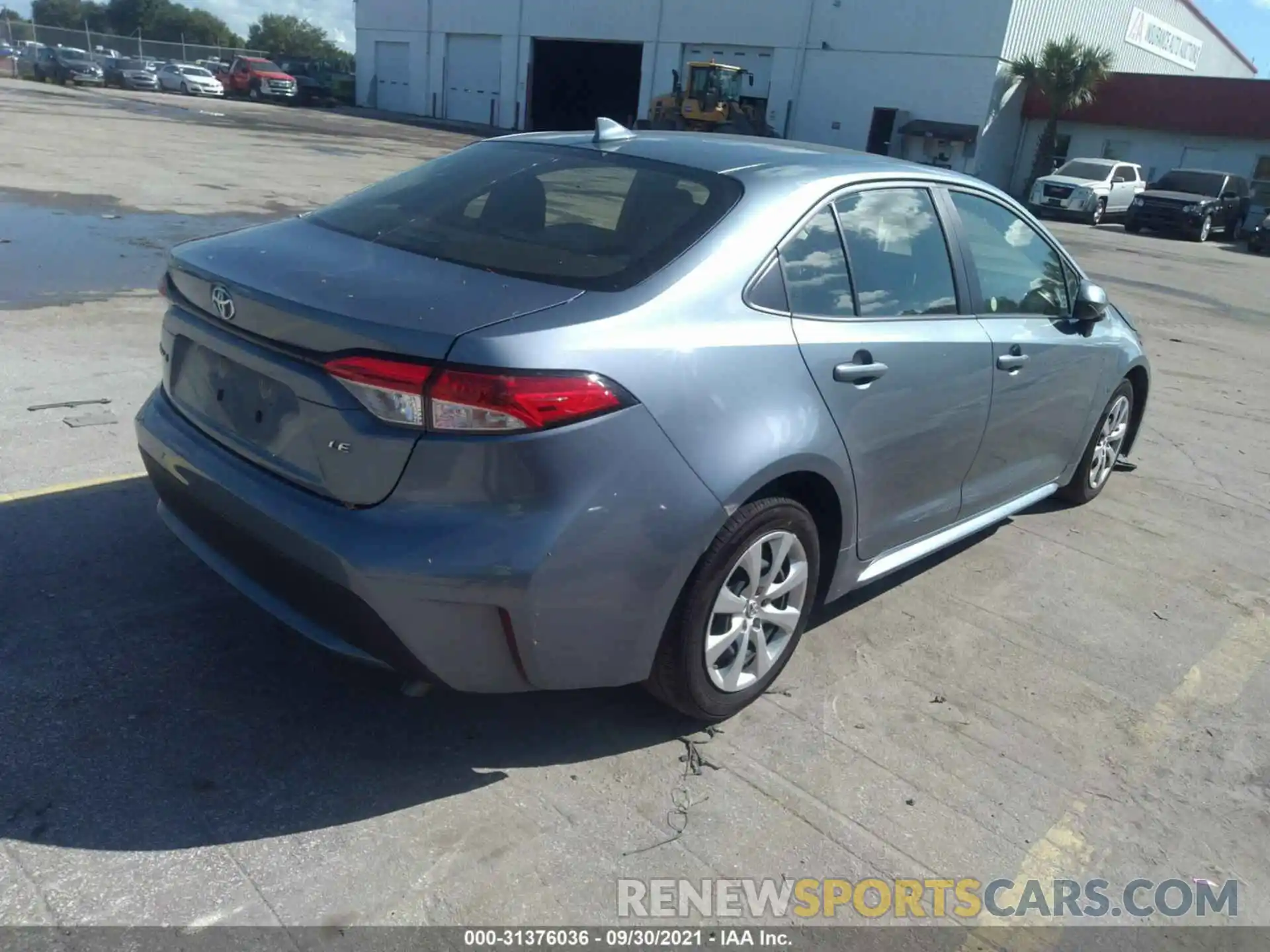 4 Photograph of a damaged car JTDEPRAE6LJ096943 TOYOTA COROLLA 2020