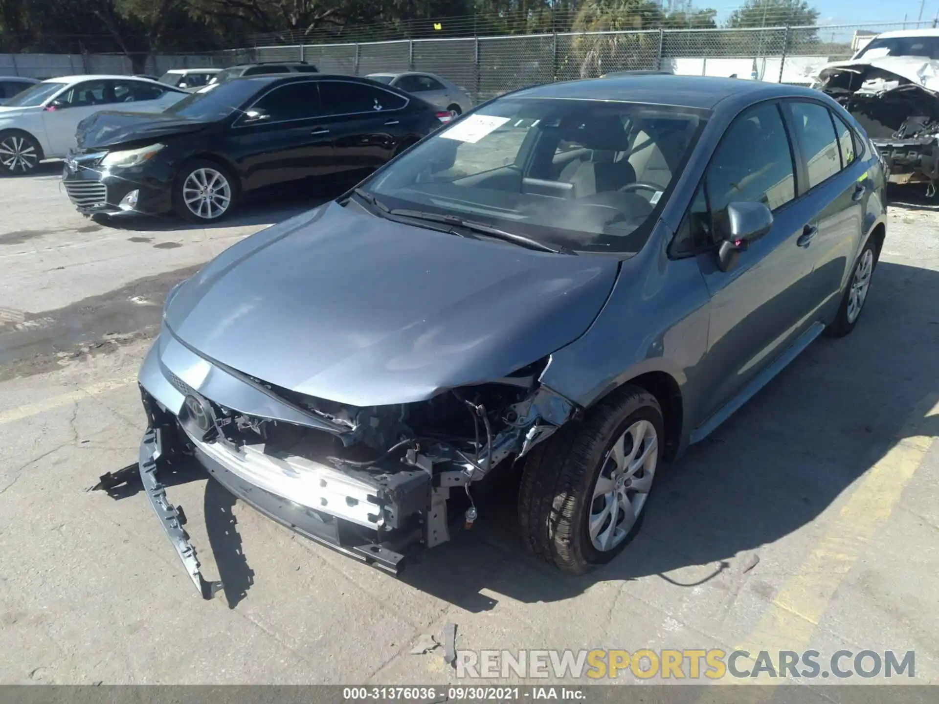 6 Photograph of a damaged car JTDEPRAE6LJ096943 TOYOTA COROLLA 2020