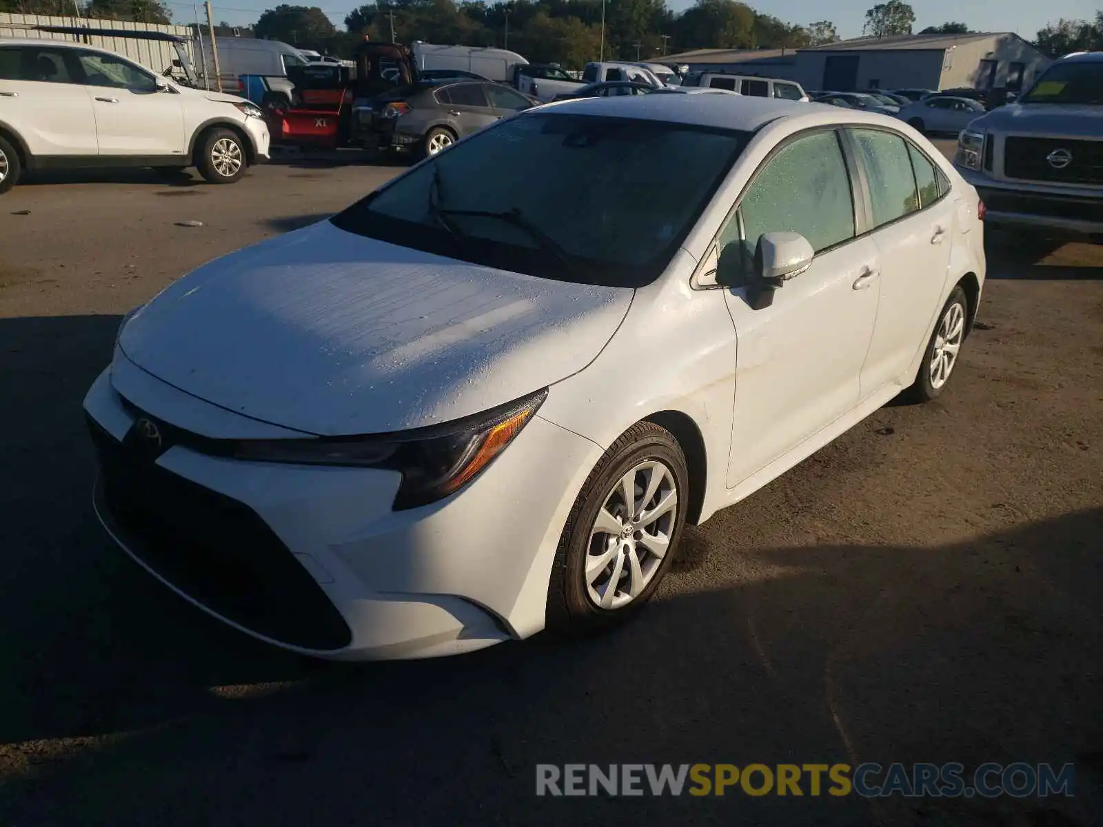 2 Photograph of a damaged car JTDEPRAE6LJ097204 TOYOTA COROLLA 2020