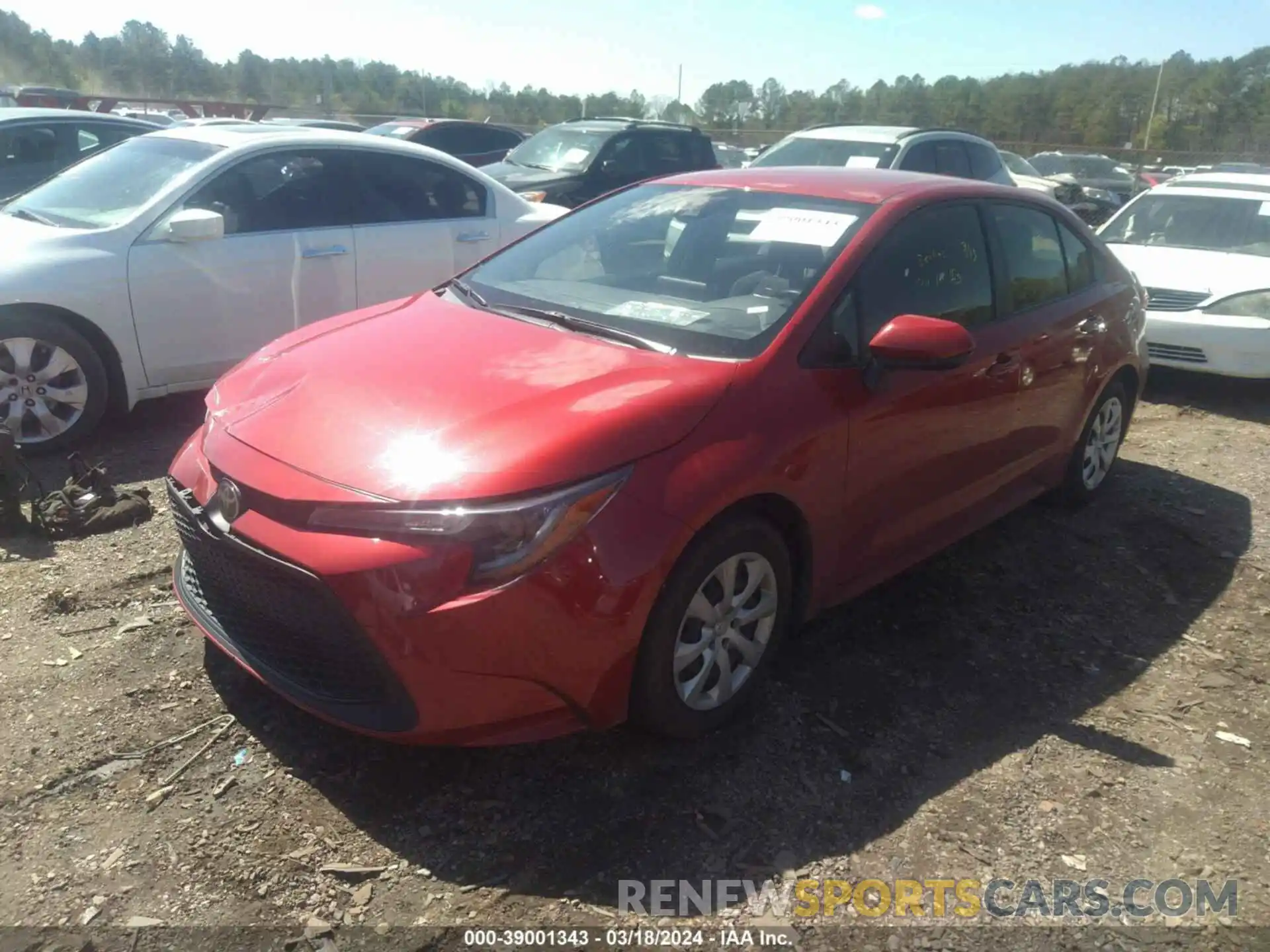 17 Photograph of a damaged car JTDEPRAE6LJ097638 TOYOTA COROLLA 2020