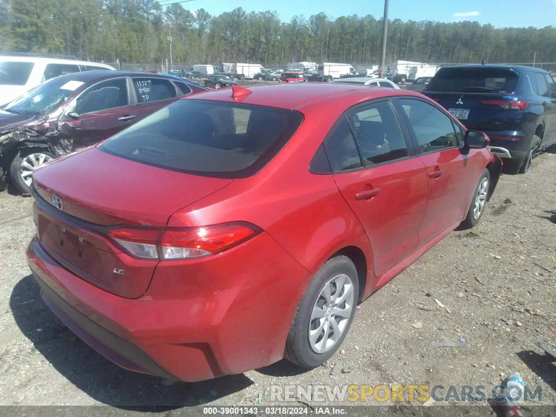 19 Photograph of a damaged car JTDEPRAE6LJ097638 TOYOTA COROLLA 2020