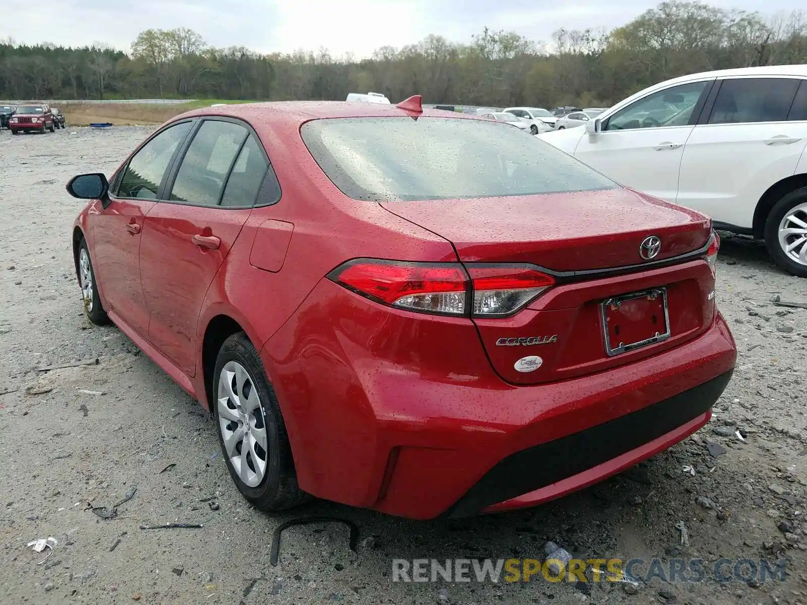 3 Photograph of a damaged car JTDEPRAE6LJ098031 TOYOTA COROLLA 2020