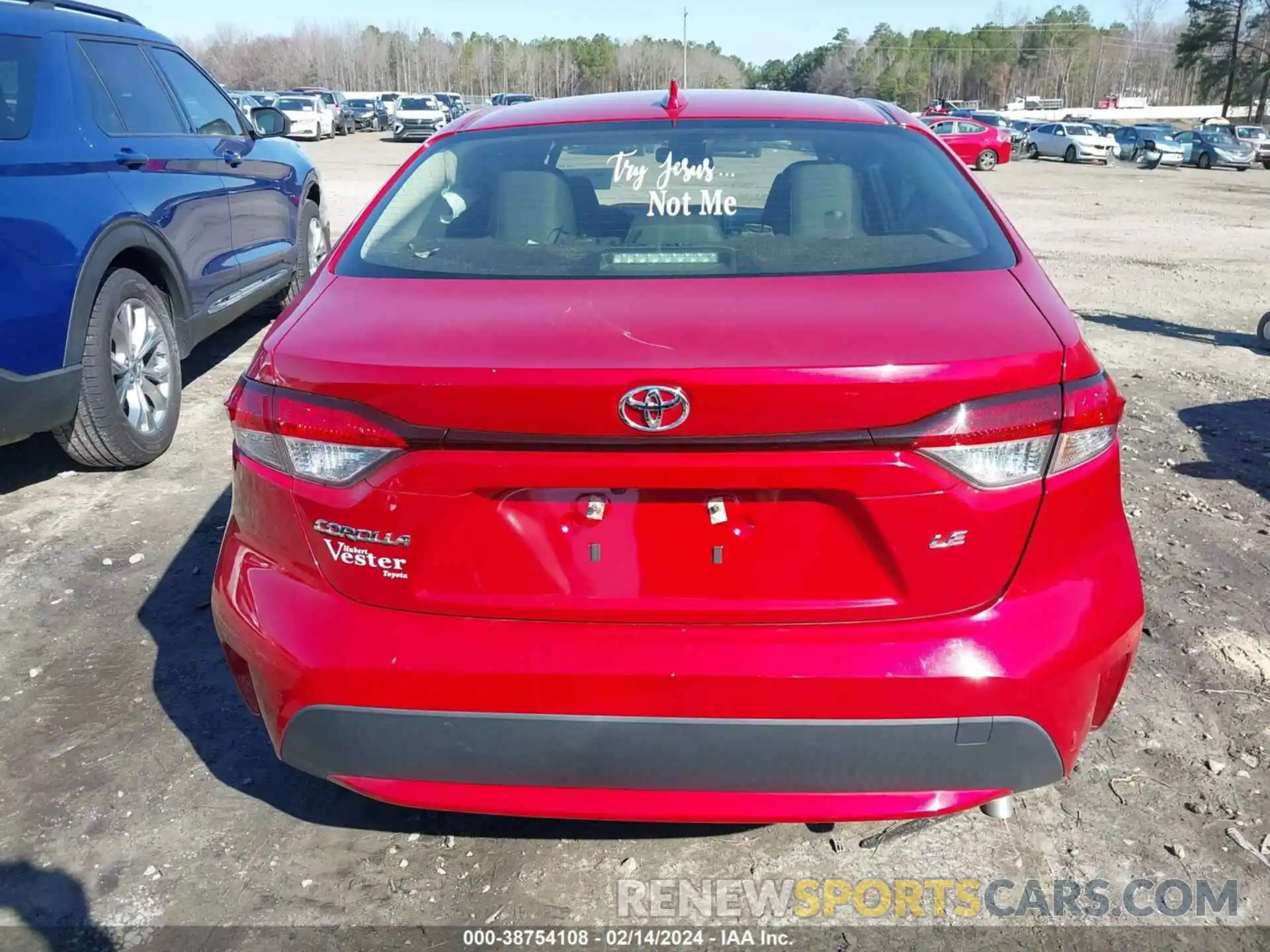 16 Photograph of a damaged car JTDEPRAE6LJ098191 TOYOTA COROLLA 2020