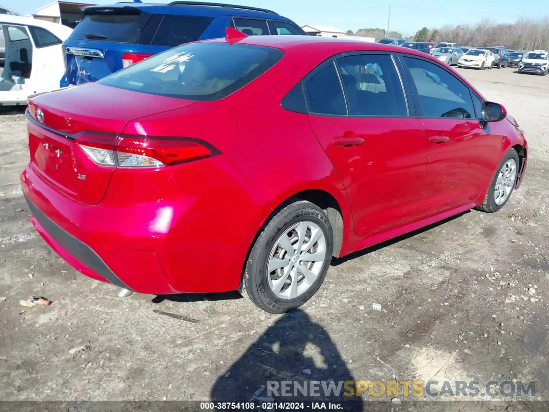 4 Photograph of a damaged car JTDEPRAE6LJ098191 TOYOTA COROLLA 2020