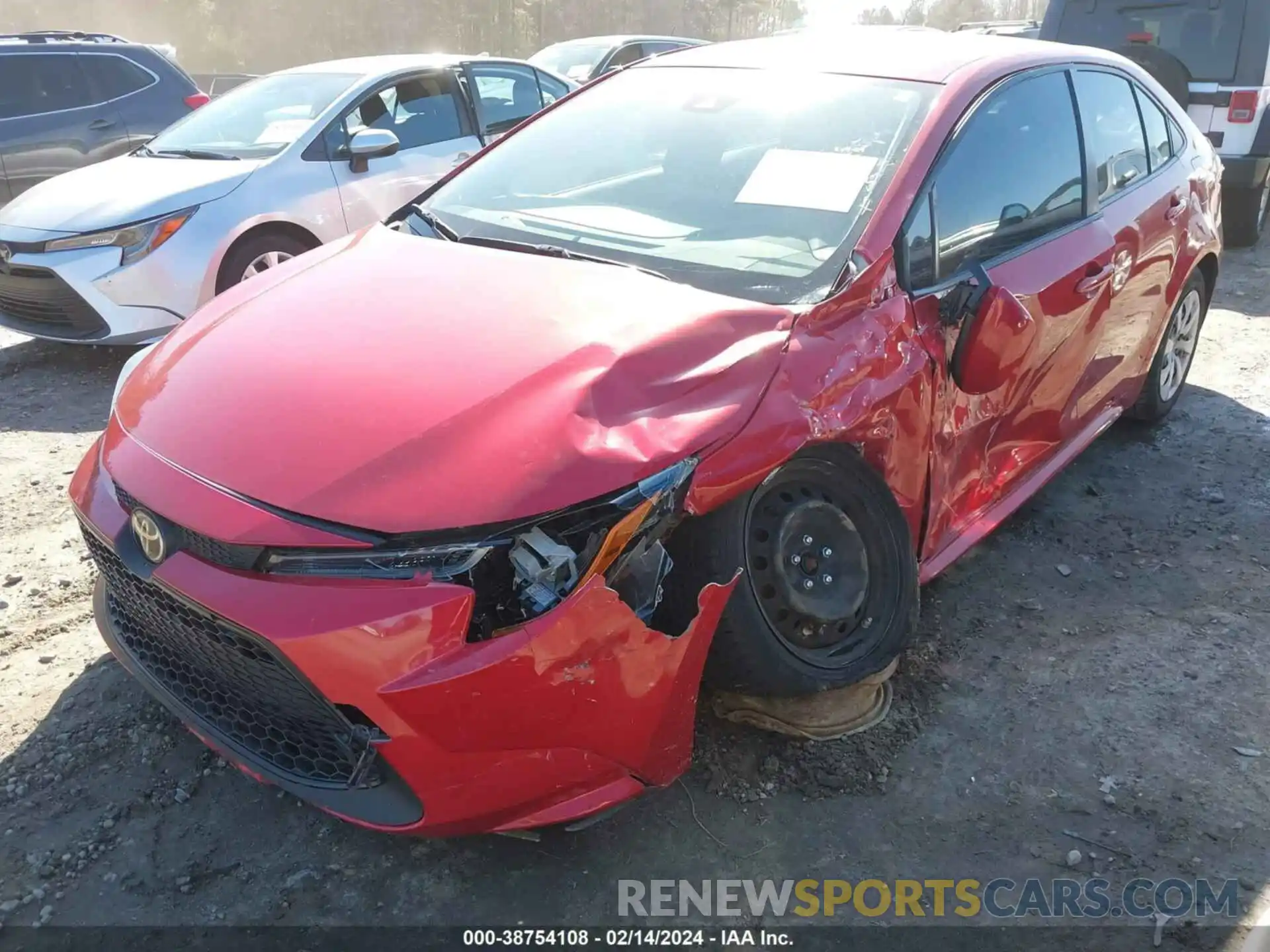 6 Photograph of a damaged car JTDEPRAE6LJ098191 TOYOTA COROLLA 2020