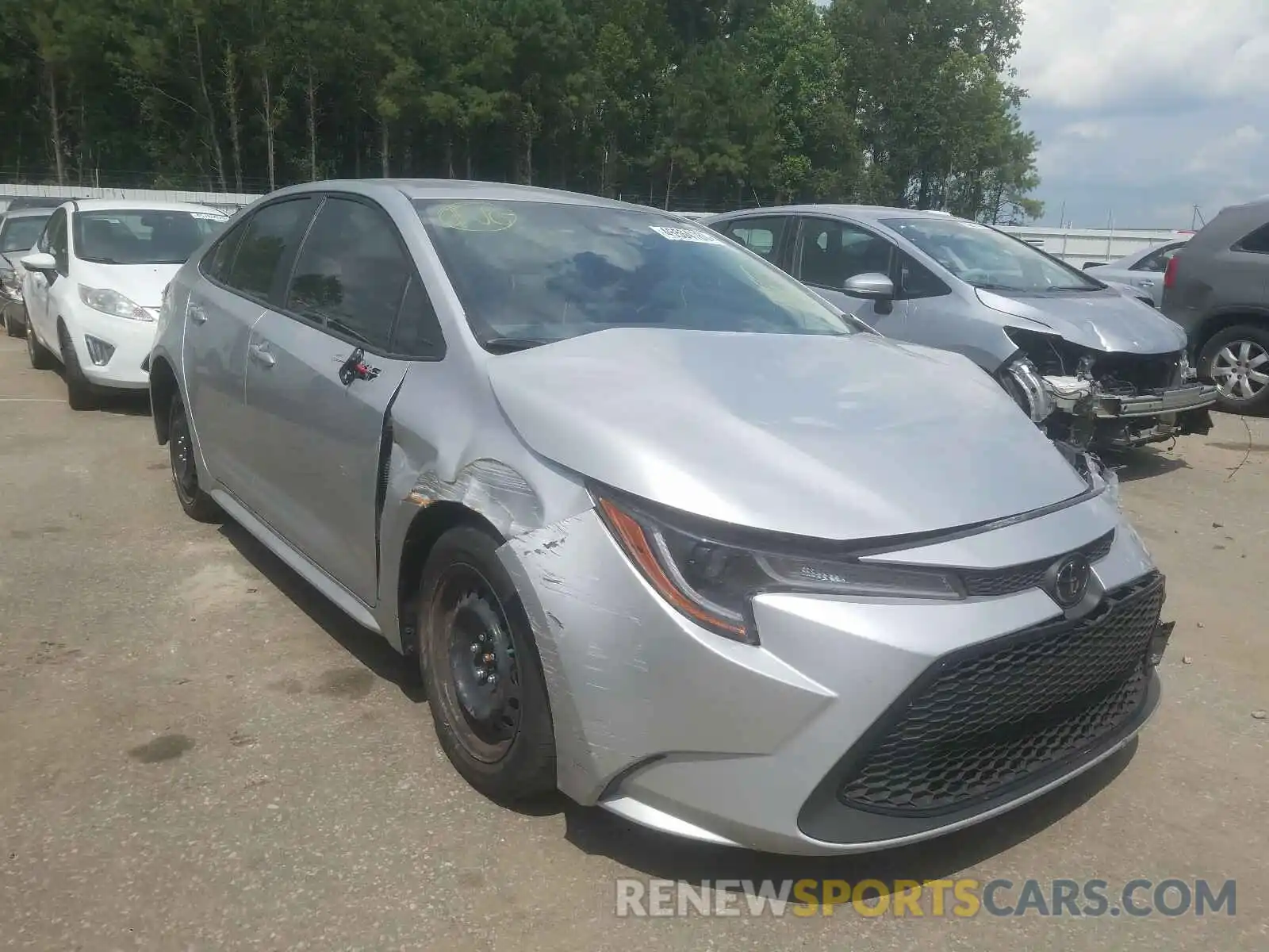 1 Photograph of a damaged car JTDEPRAE6LJ098773 TOYOTA COROLLA 2020