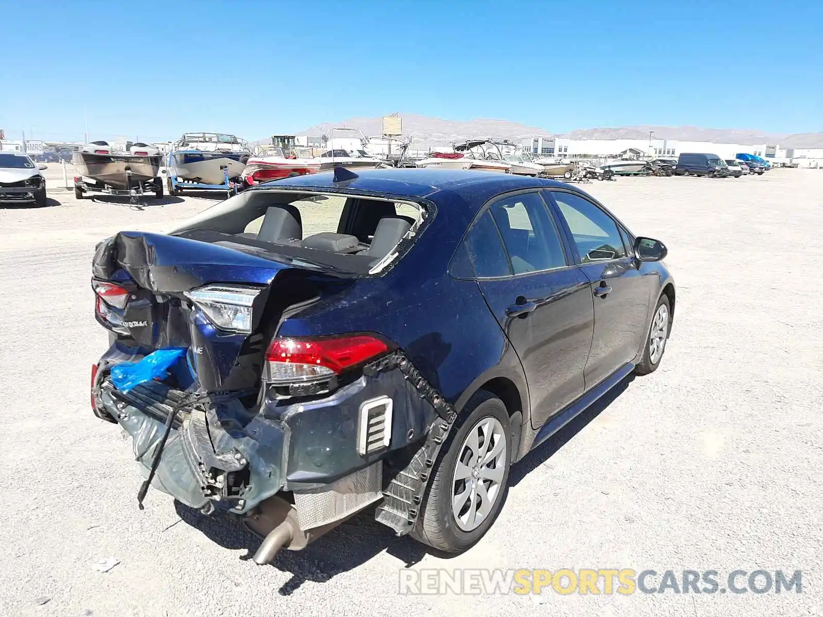 4 Photograph of a damaged car JTDEPRAE6LJ099163 TOYOTA COROLLA 2020