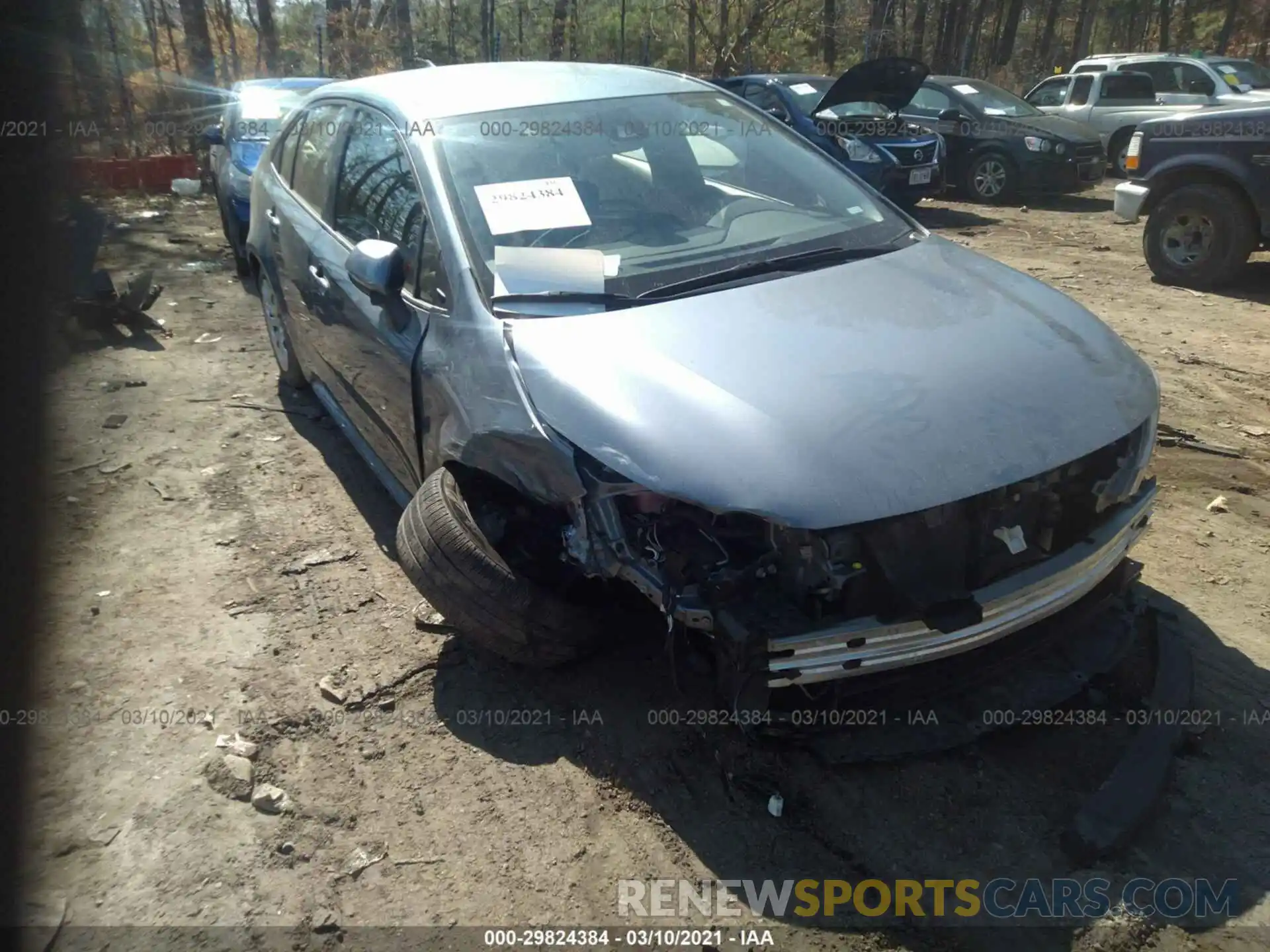 6 Photograph of a damaged car JTDEPRAE6LJ099180 TOYOTA COROLLA 2020