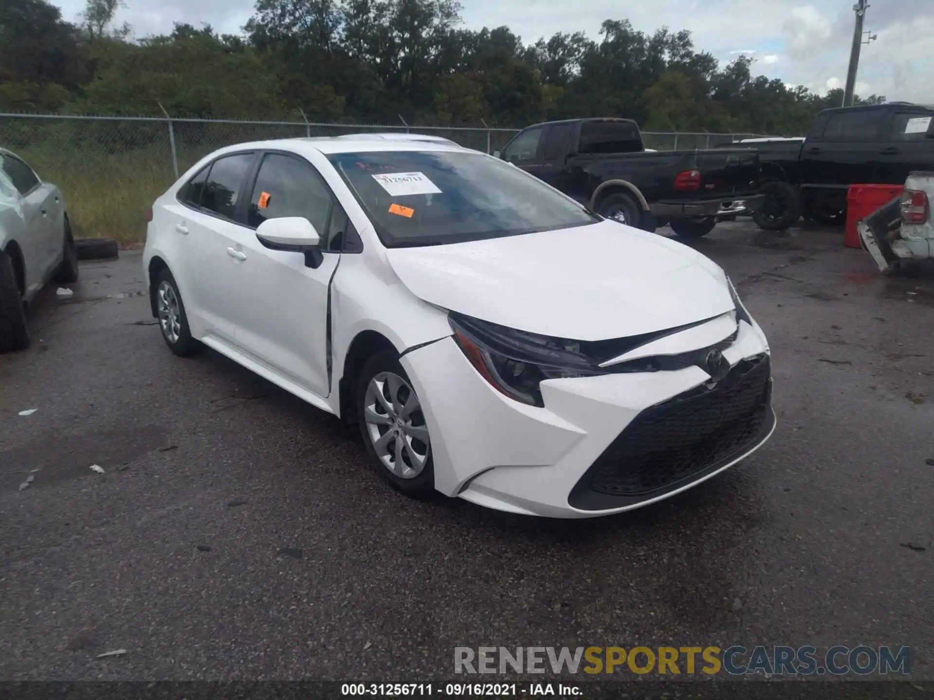 1 Photograph of a damaged car JTDEPRAE6LJ099938 TOYOTA COROLLA 2020