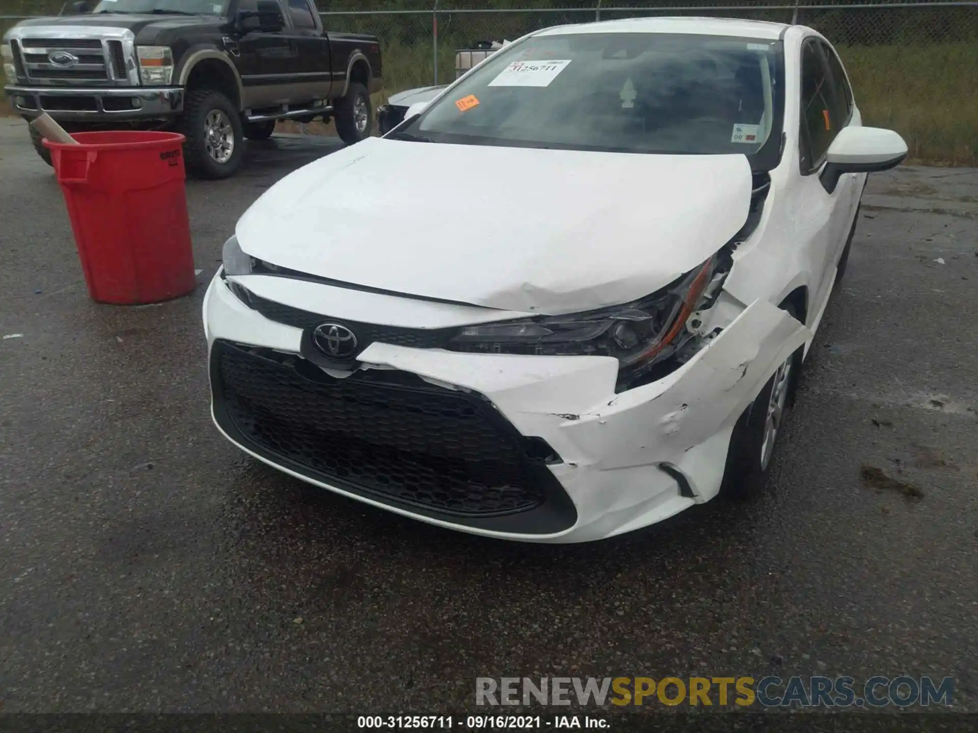 6 Photograph of a damaged car JTDEPRAE6LJ099938 TOYOTA COROLLA 2020