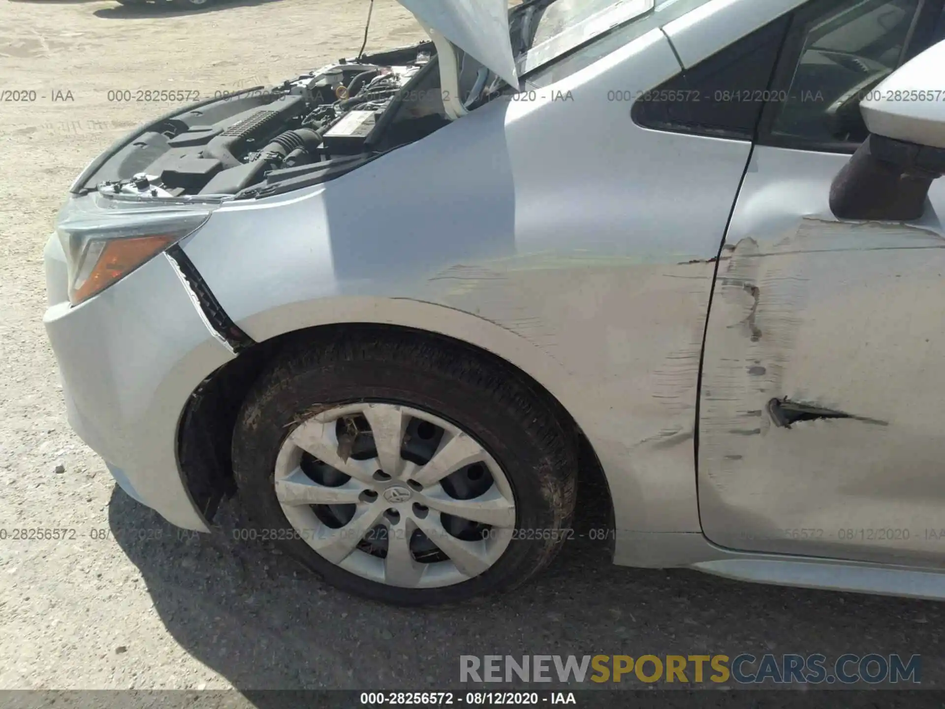 6 Photograph of a damaged car JTDEPRAE6LJ100313 TOYOTA COROLLA 2020