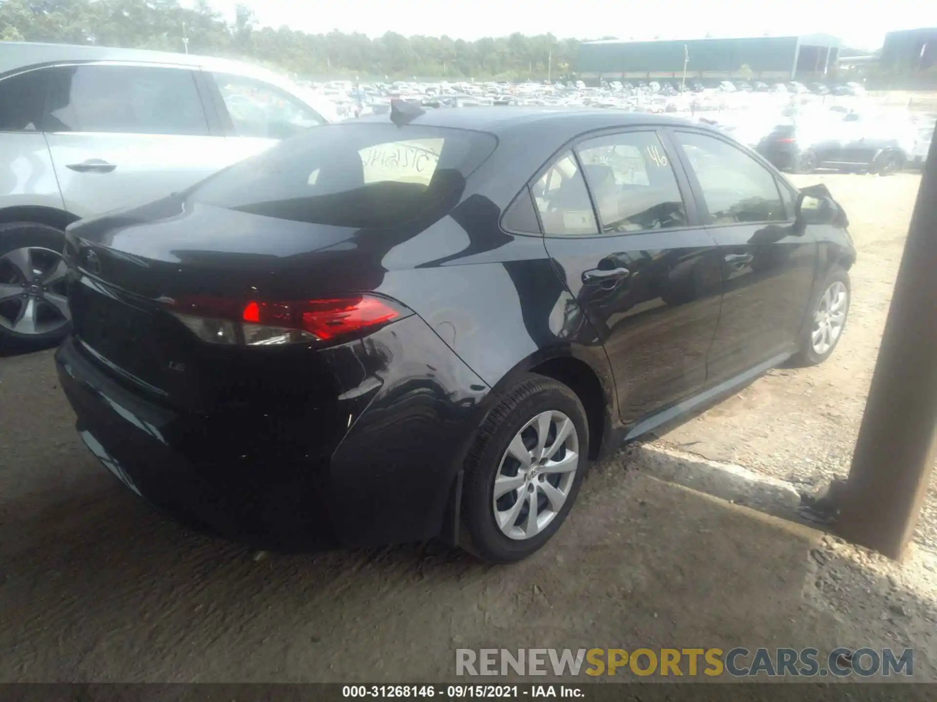 4 Photograph of a damaged car JTDEPRAE6LJ100764 TOYOTA COROLLA 2020