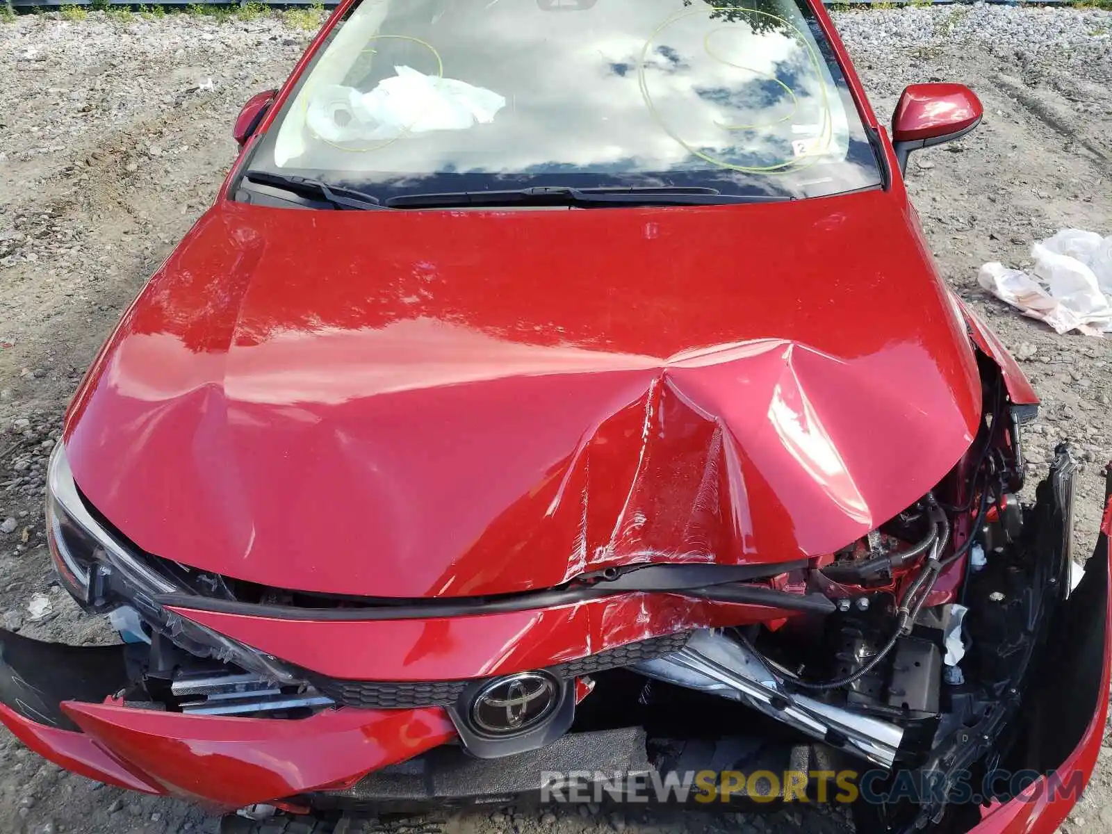 7 Photograph of a damaged car JTDEPRAE6LJ100859 TOYOTA COROLLA 2020