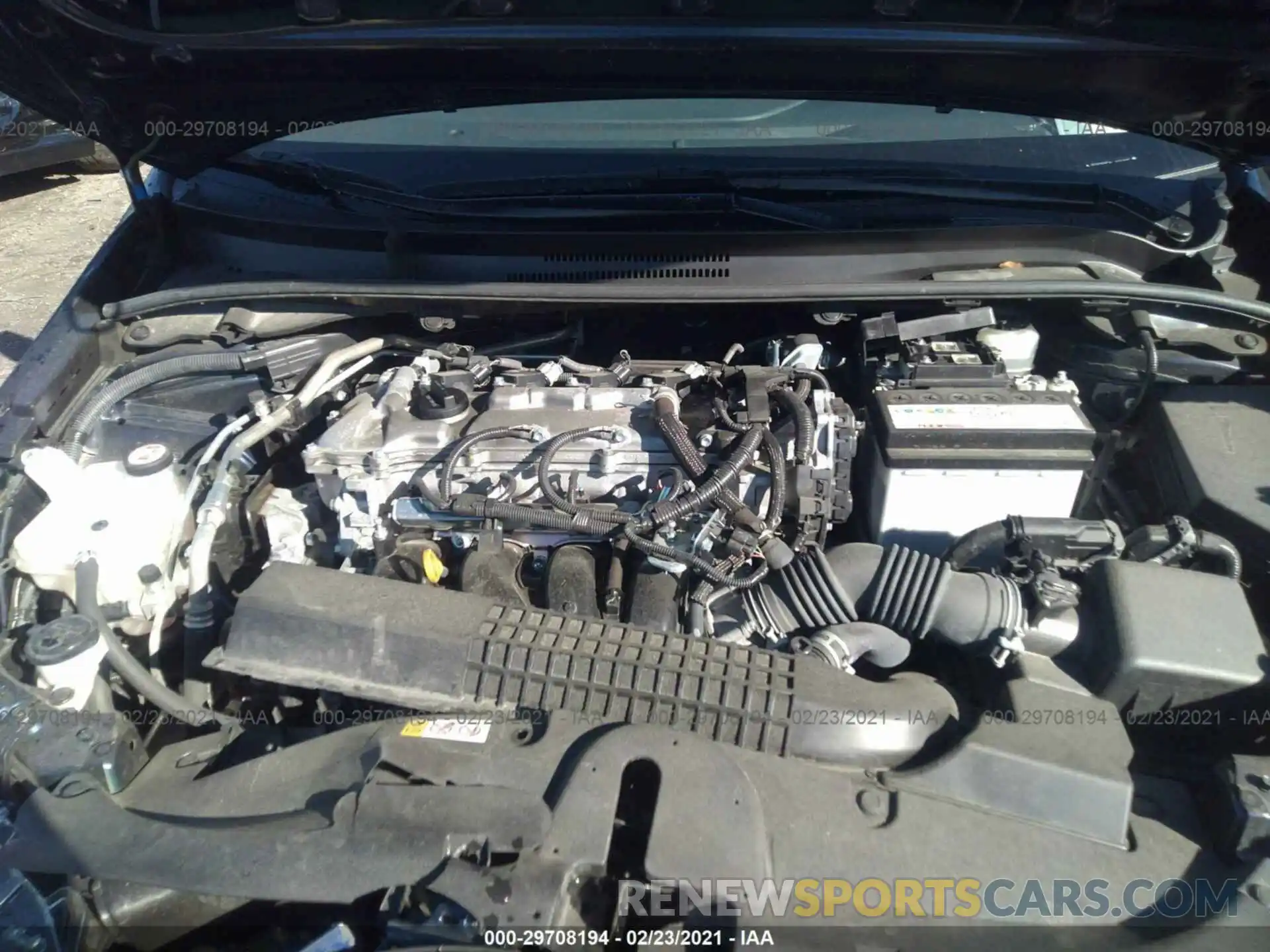 10 Photograph of a damaged car JTDEPRAE6LJ101025 TOYOTA COROLLA 2020