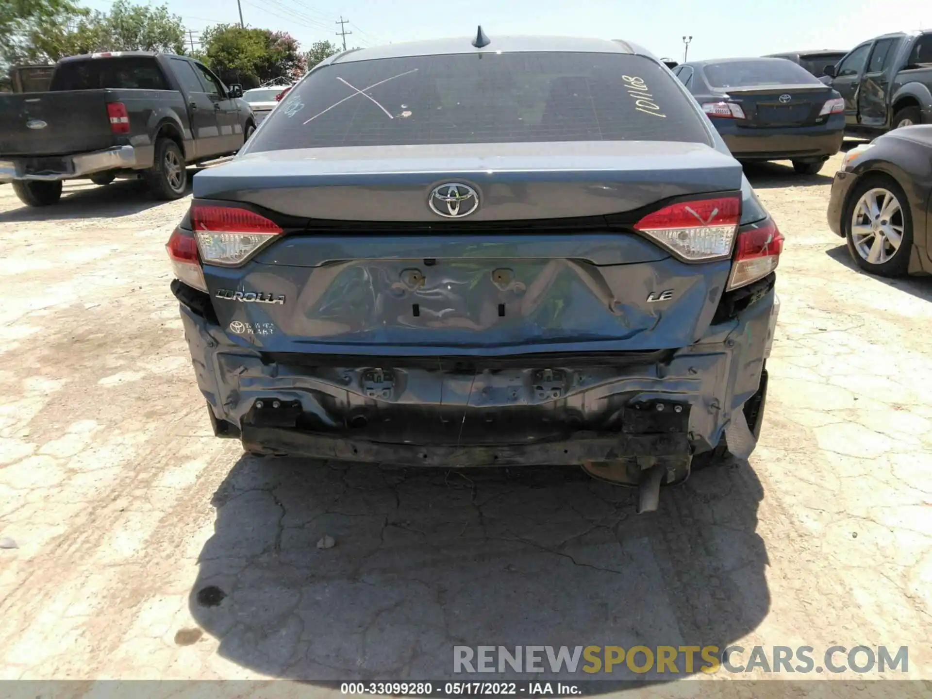 6 Photograph of a damaged car JTDEPRAE6LJ101168 TOYOTA COROLLA 2020