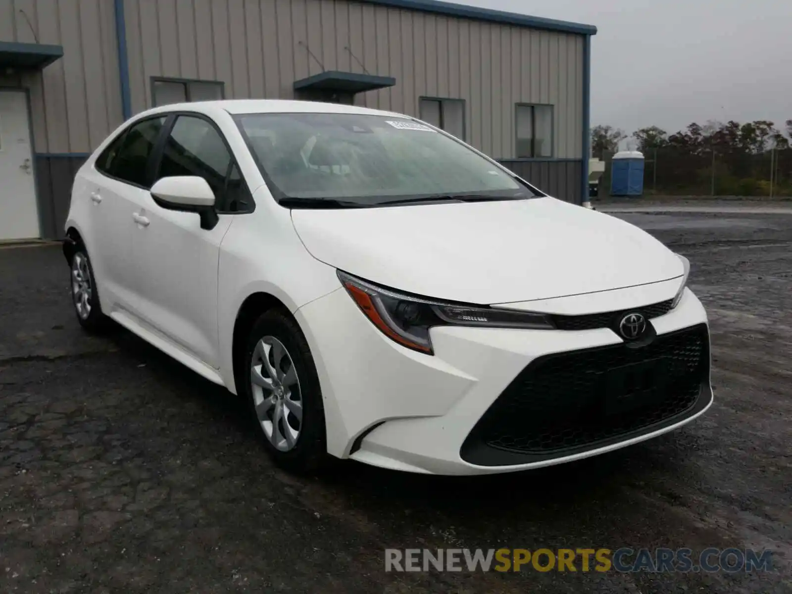 1 Photograph of a damaged car JTDEPRAE6LJ101431 TOYOTA COROLLA 2020