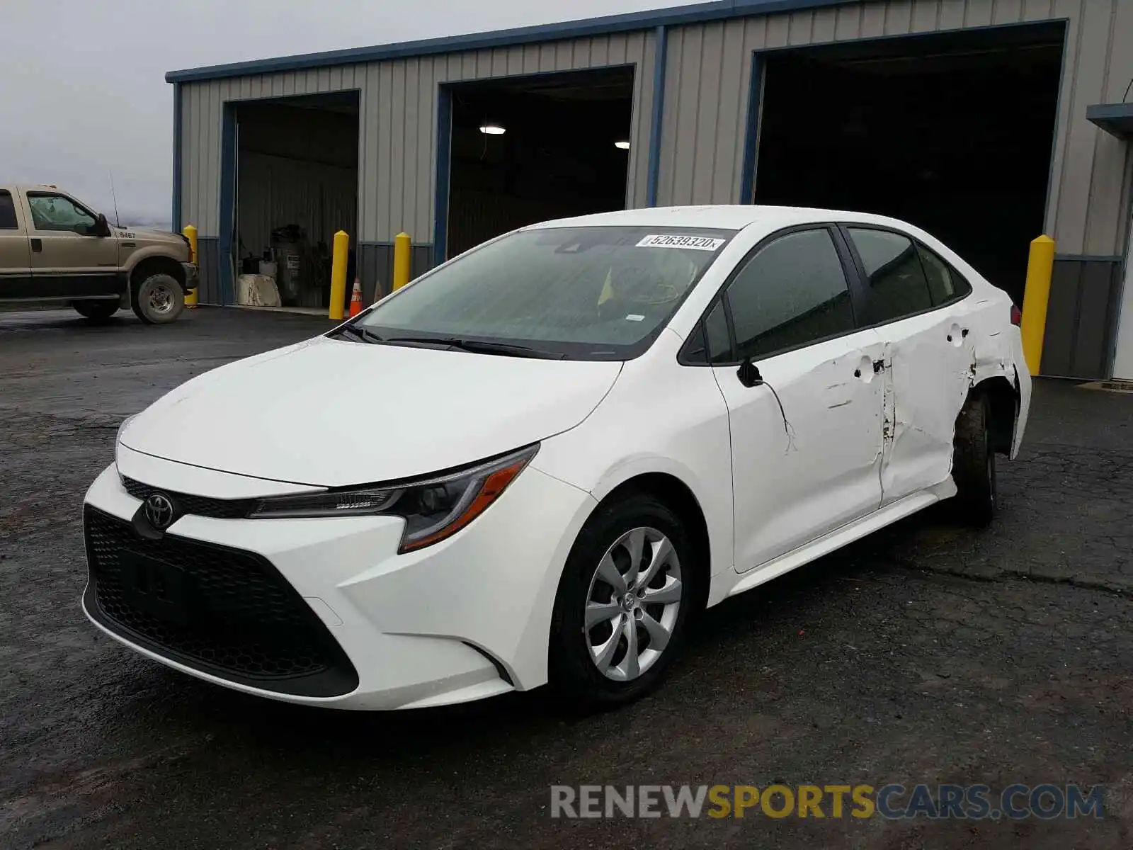 2 Photograph of a damaged car JTDEPRAE6LJ101431 TOYOTA COROLLA 2020