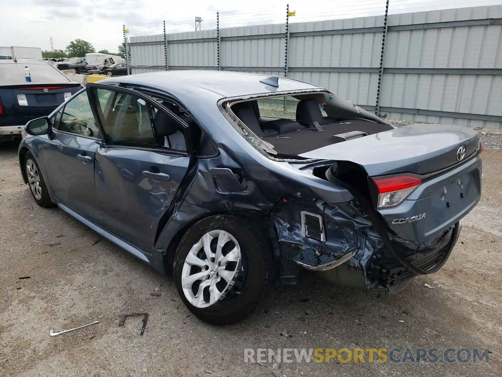 3 Photograph of a damaged car JTDEPRAE6LJ102286 TOYOTA COROLLA 2020