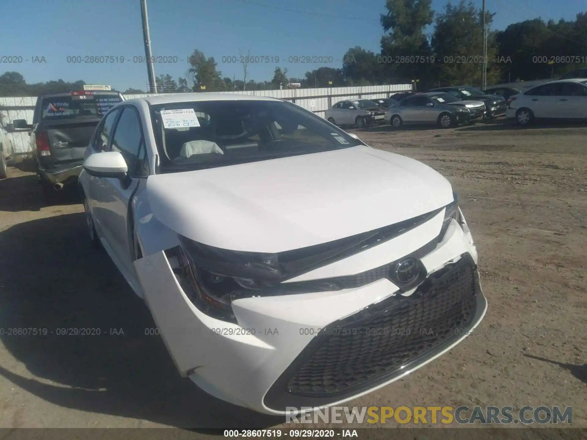 6 Photograph of a damaged car JTDEPRAE6LJ102515 TOYOTA COROLLA 2020