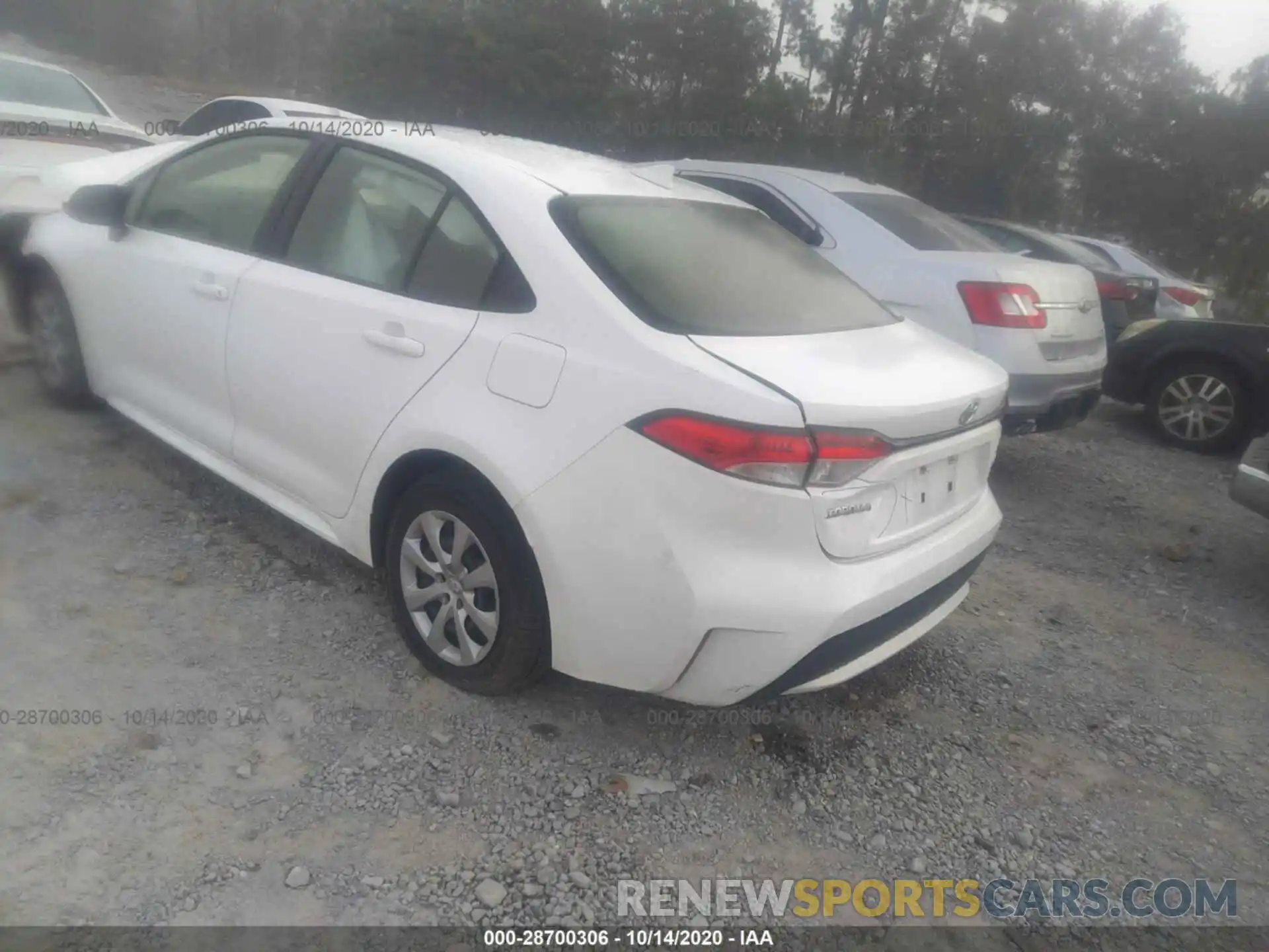 3 Photograph of a damaged car JTDEPRAE6LJ102840 TOYOTA COROLLA 2020