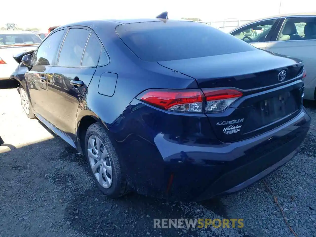 3 Photograph of a damaged car JTDEPRAE6LJ103597 TOYOTA COROLLA 2020