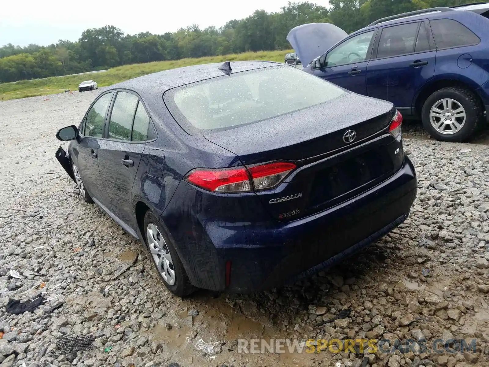 3 Photograph of a damaged car JTDEPRAE6LJ105317 TOYOTA COROLLA 2020