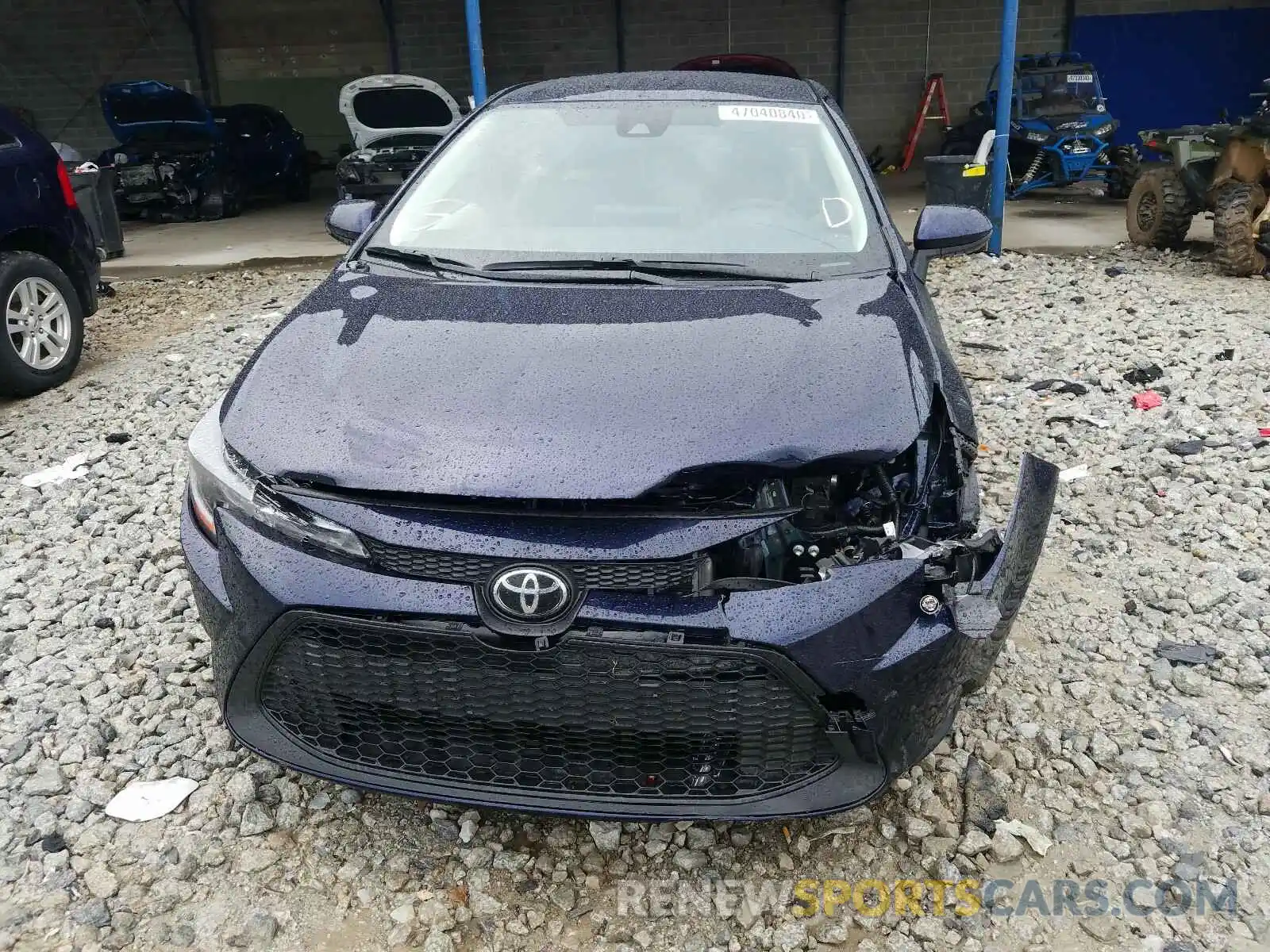 9 Photograph of a damaged car JTDEPRAE6LJ105317 TOYOTA COROLLA 2020