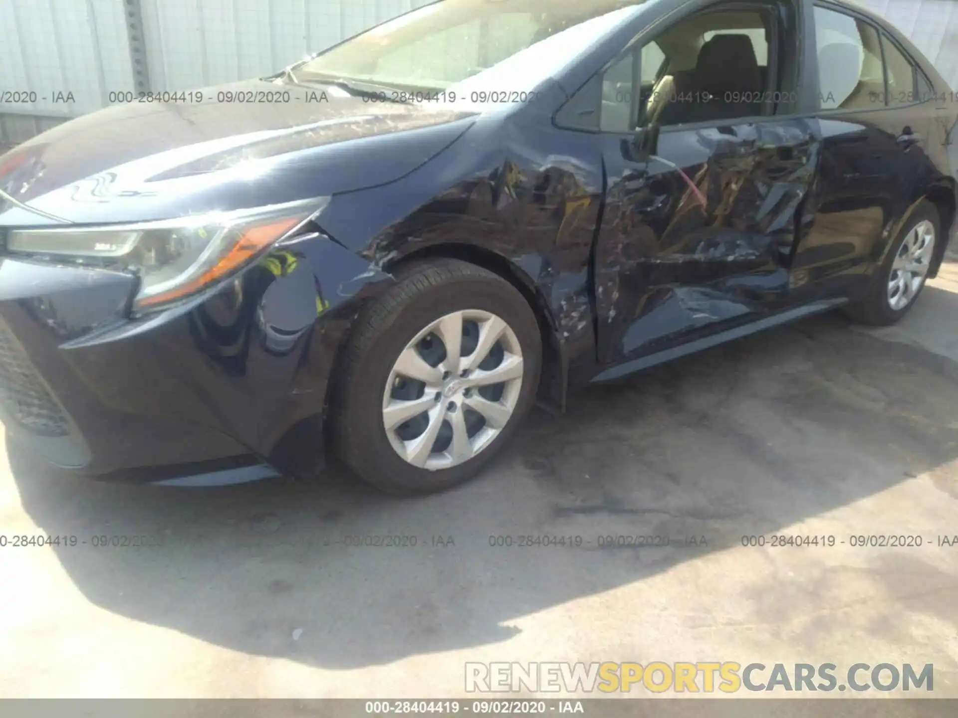 6 Photograph of a damaged car JTDEPRAE6LJ106080 TOYOTA COROLLA 2020