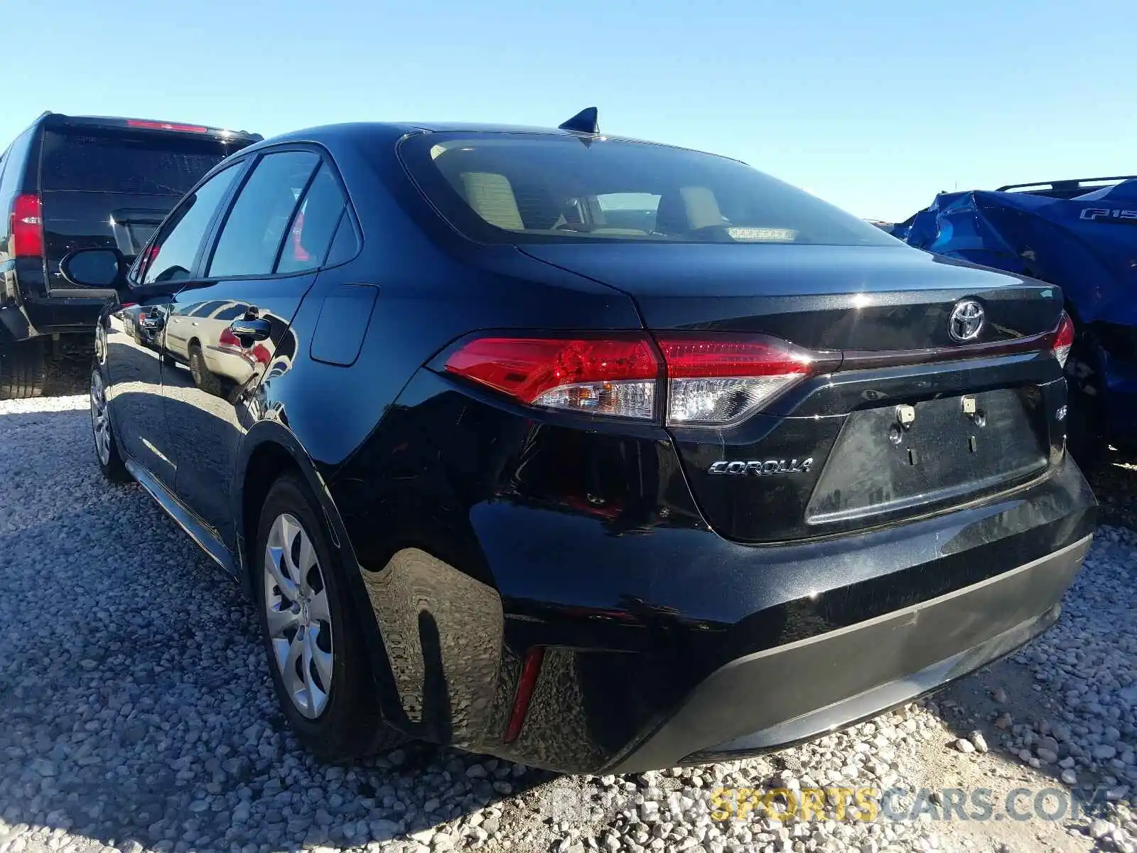 3 Photograph of a damaged car JTDEPRAE6LJ106743 TOYOTA COROLLA 2020