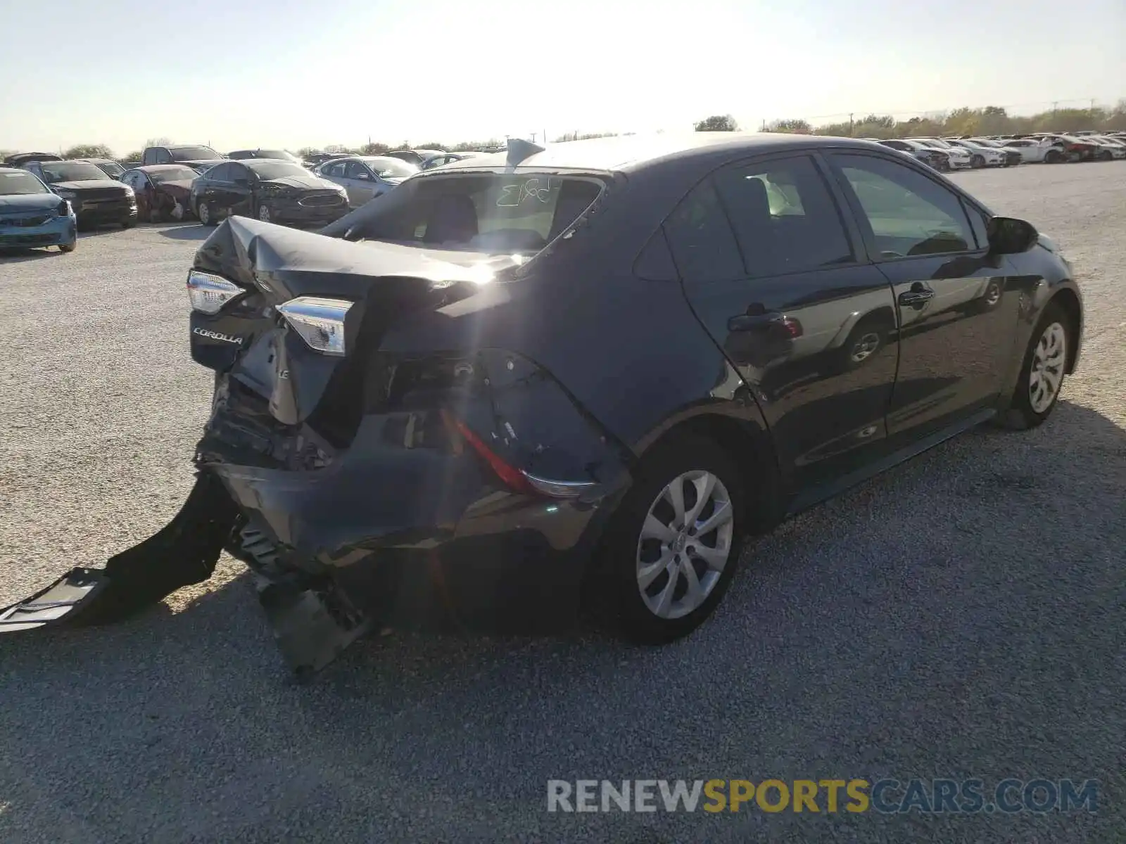 4 Photograph of a damaged car JTDEPRAE6LJ106936 TOYOTA COROLLA 2020