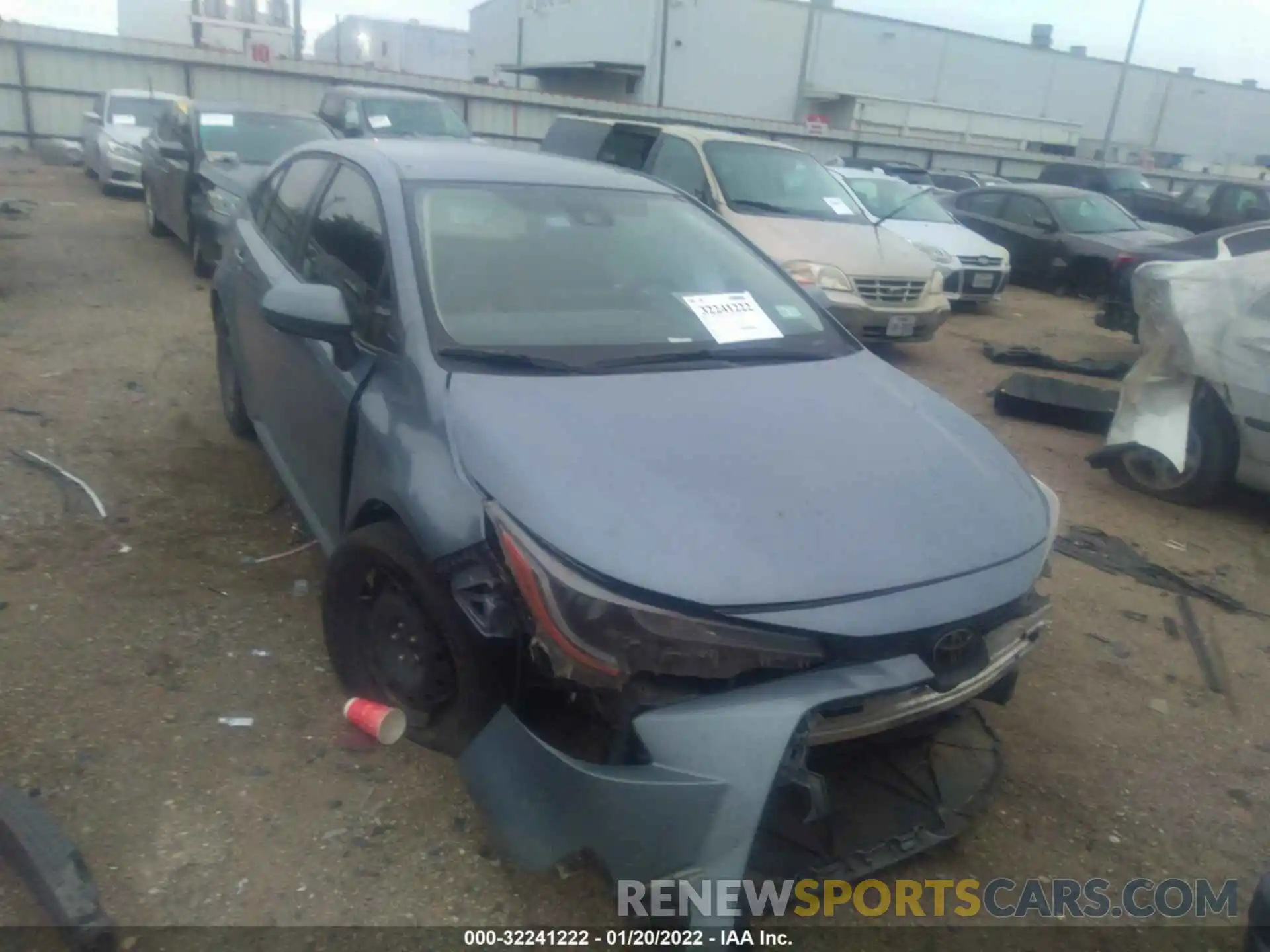 6 Photograph of a damaged car JTDEPRAE6LJ107388 TOYOTA COROLLA 2020