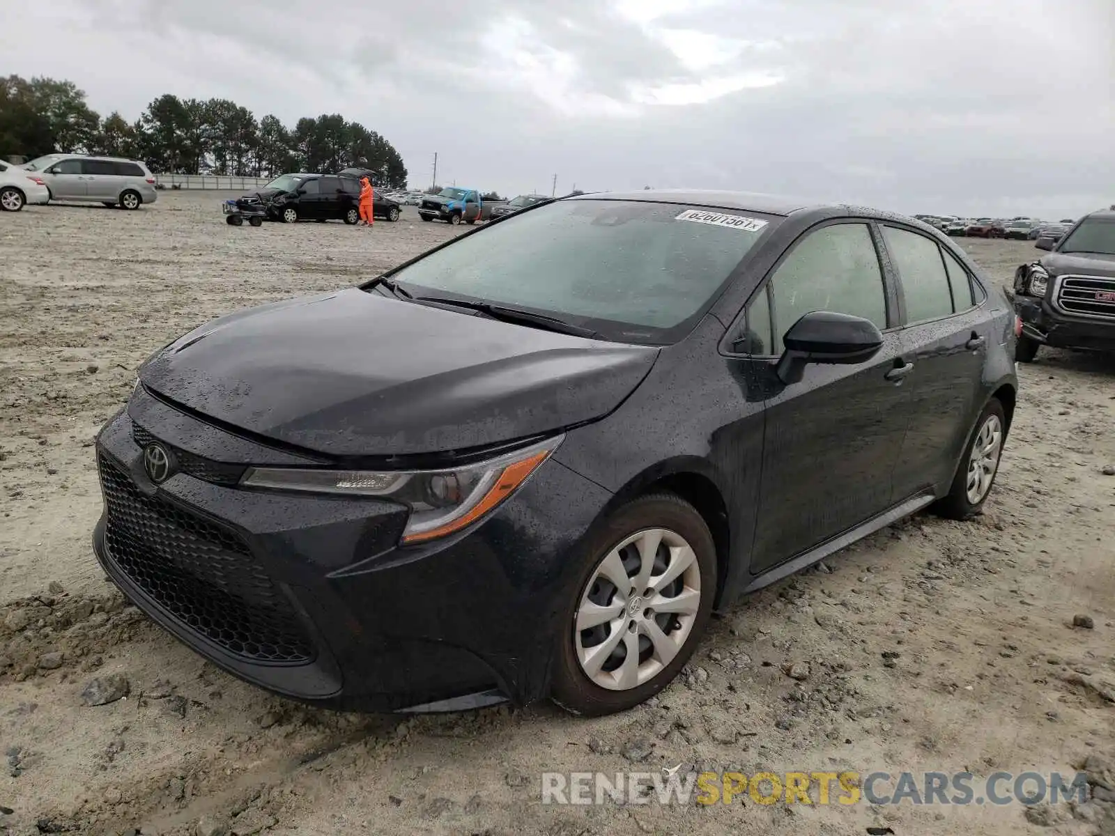 2 Photograph of a damaged car JTDEPRAE6LJ107634 TOYOTA COROLLA 2020